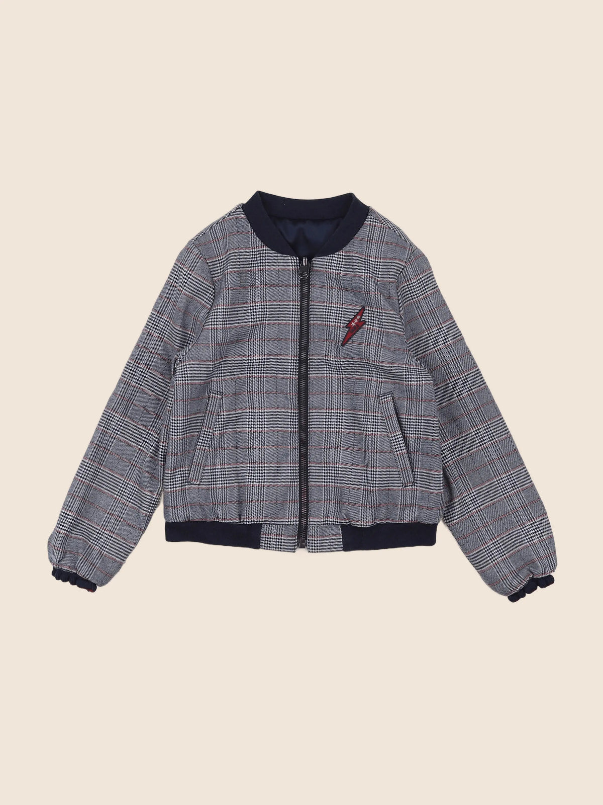 IKKS - veste réversible bleu - 6 ans