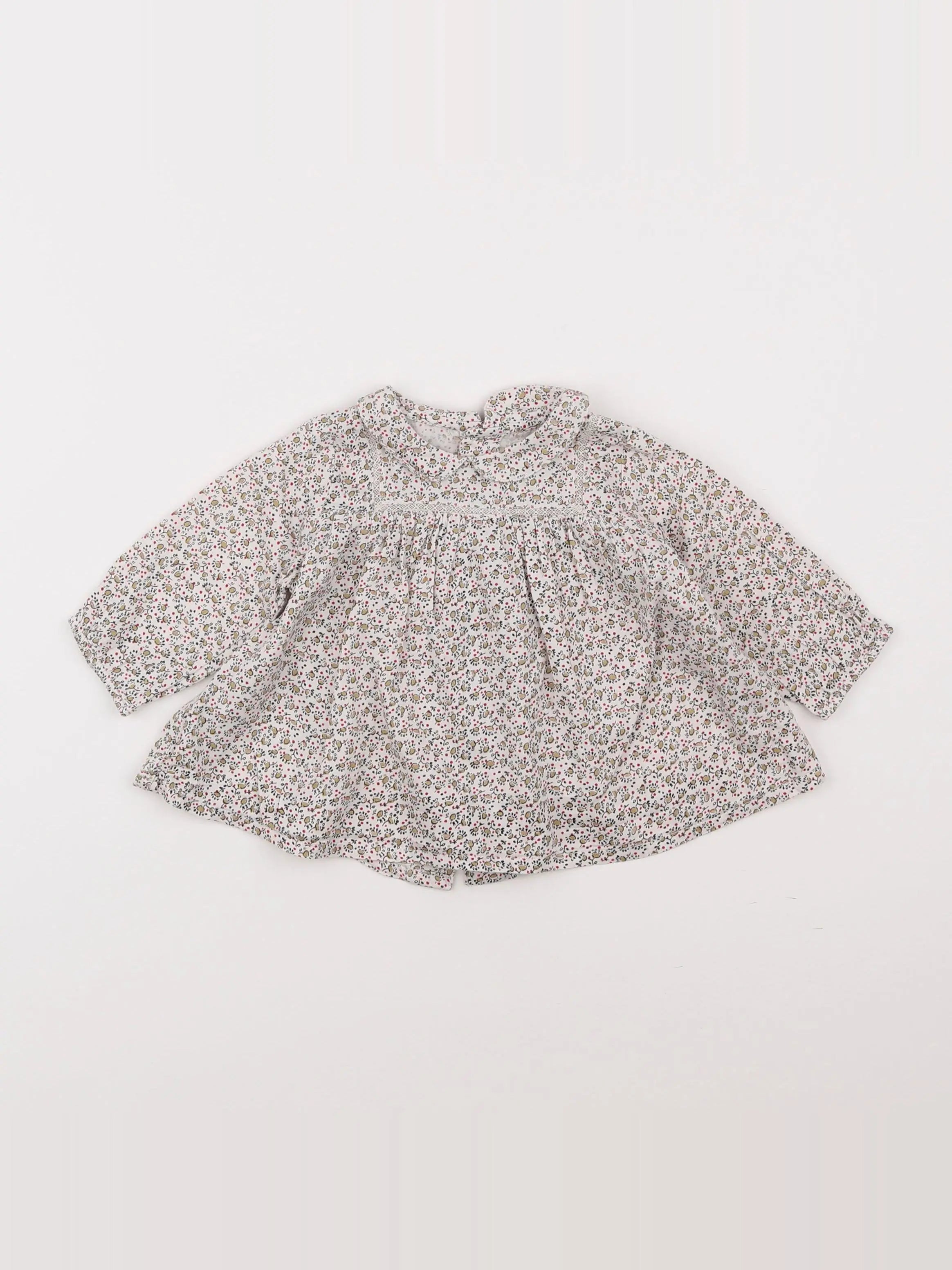 Boutchou - blouse multicolore - 6 mois