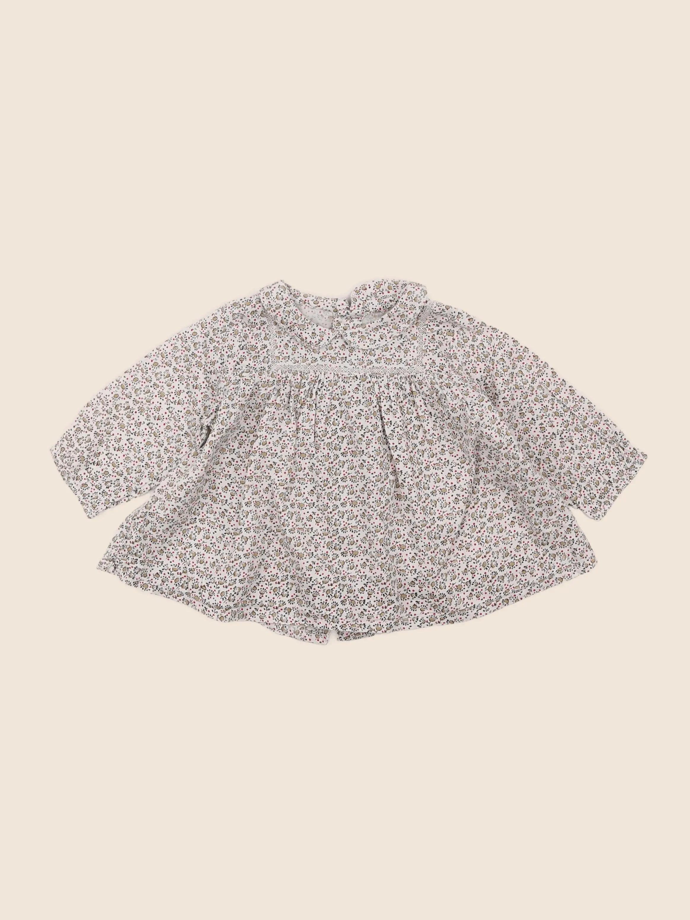 Boutchou - blouse multicolore - 6 mois