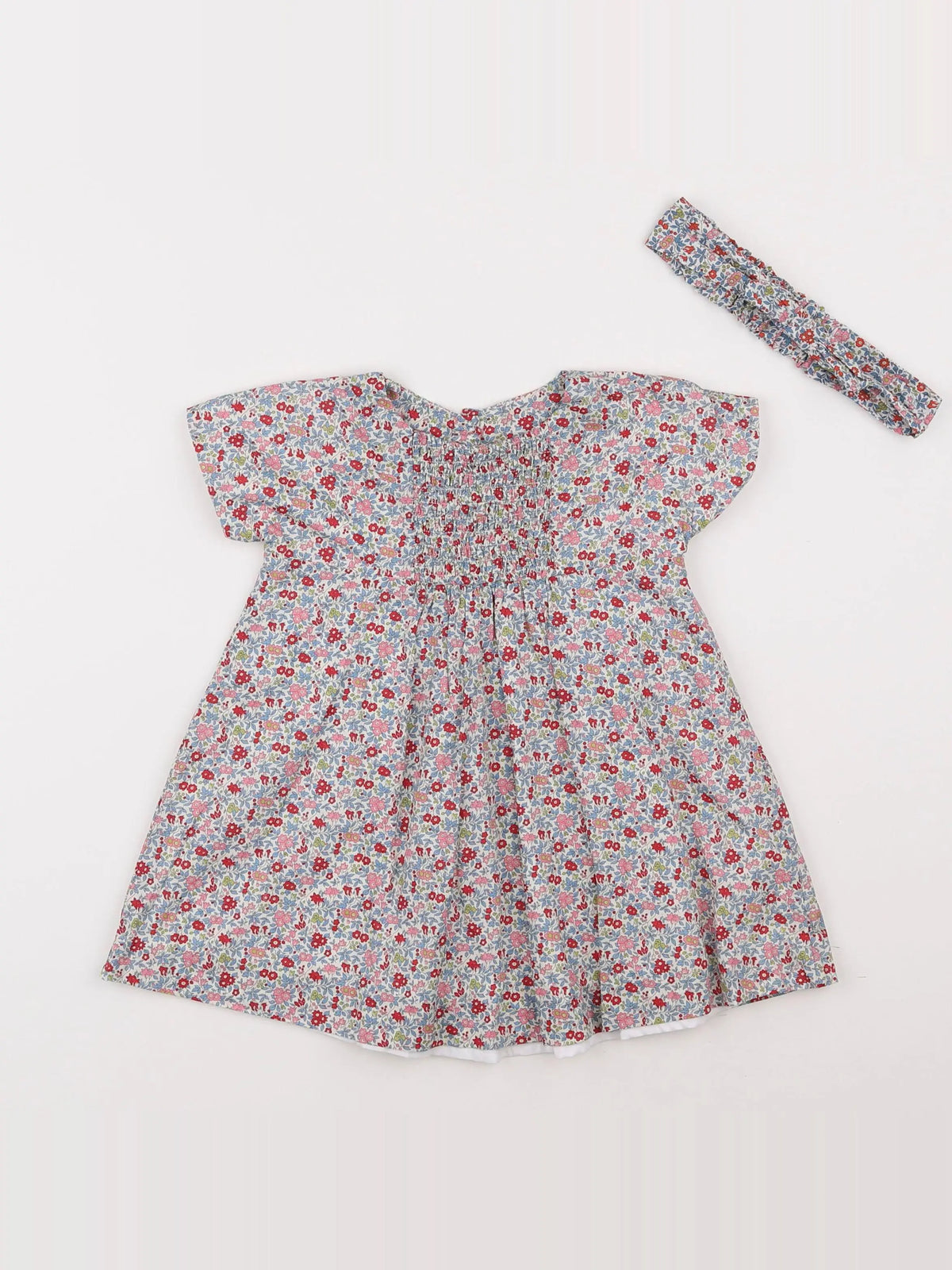 Natalys - robe multicolore - 12 mois