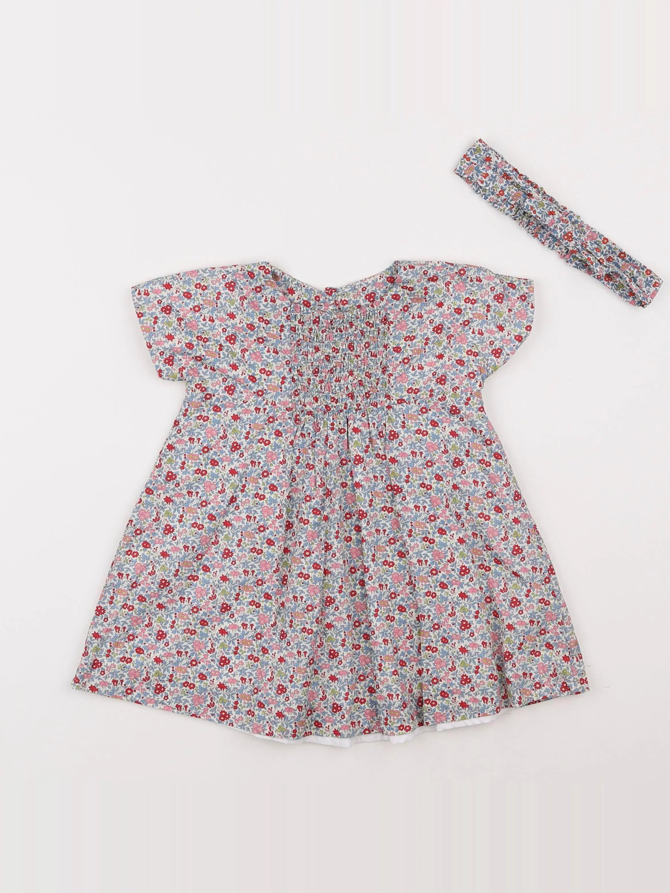 Natalys - robe multicolore - 12 mois