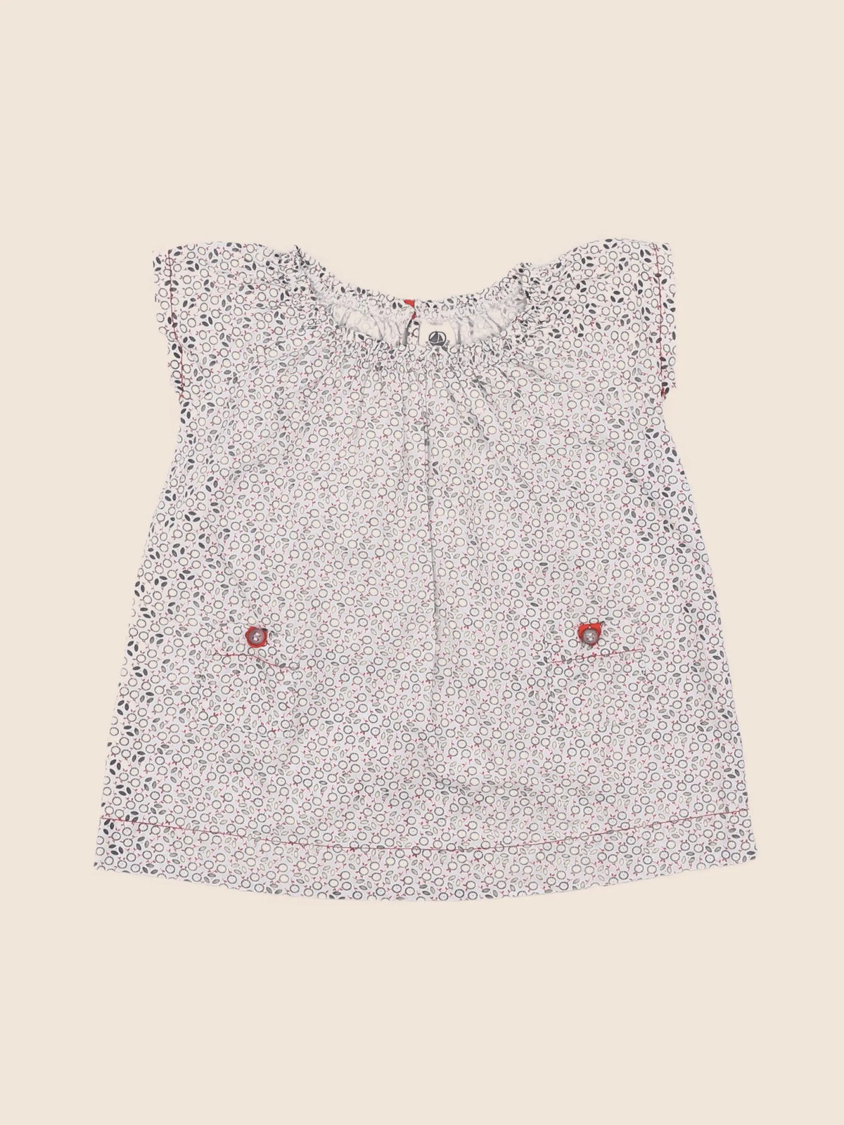 Petit Bateau - robe multicolore - 6 mois