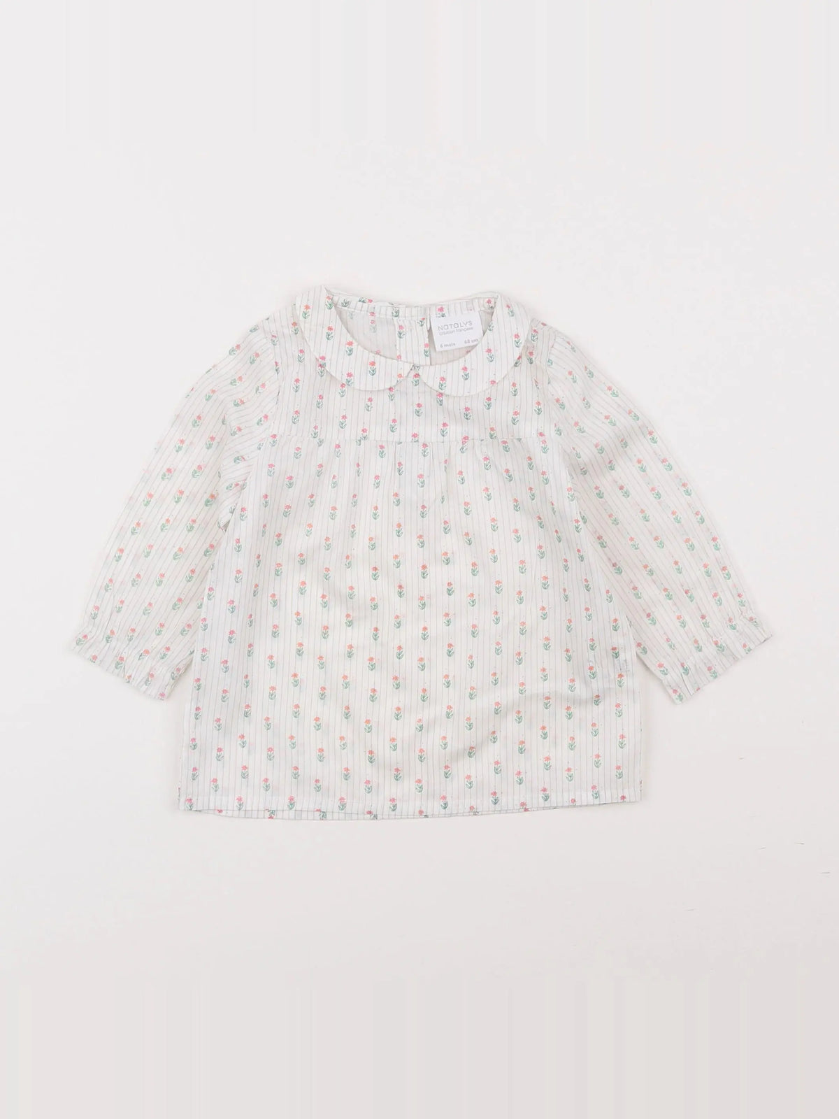 Natalys - blouse multicolore - 6 mois