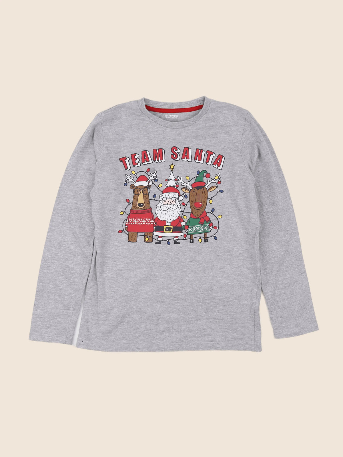 Vertbaudet - tee-shirt gris - 12 ans