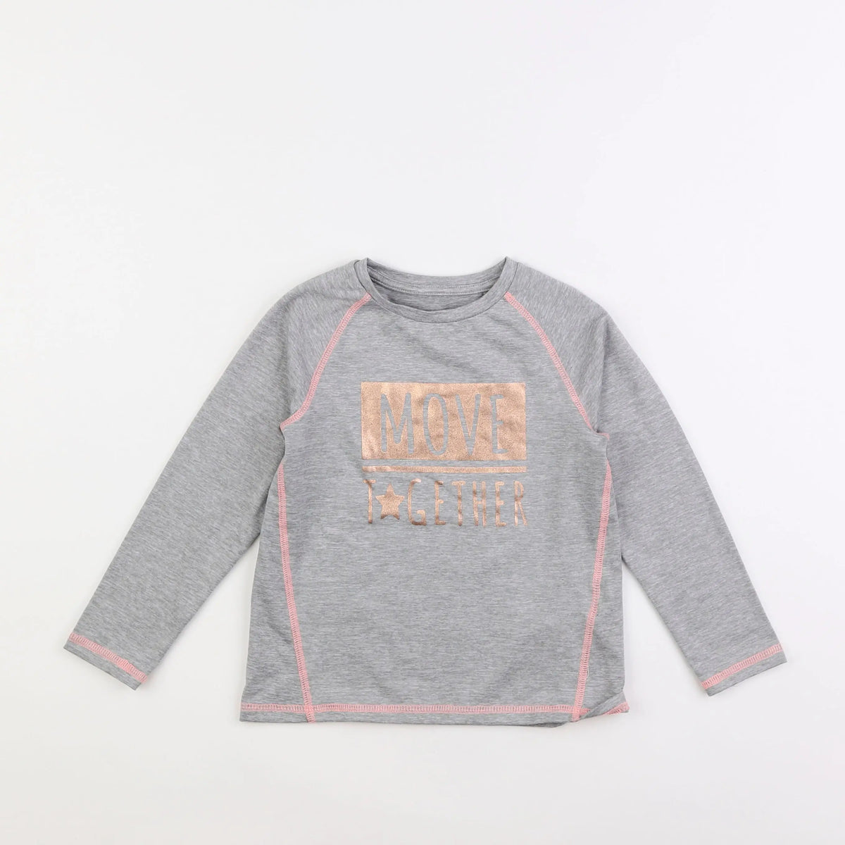 Vertbaudet - tee-shirt gris - 5 ans