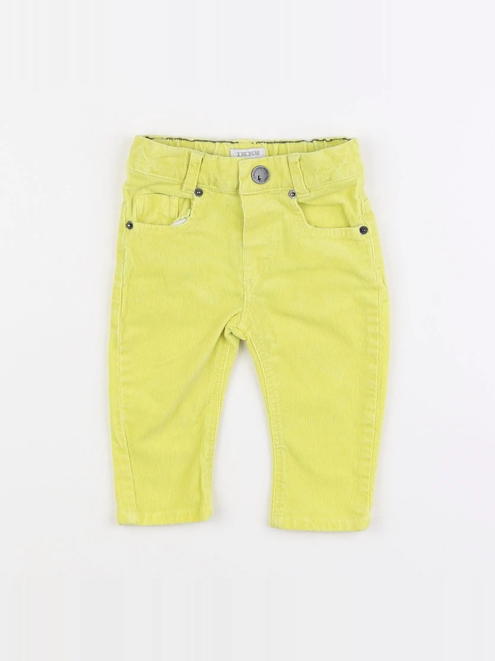IKKS - pantalon jaune - 6 mois