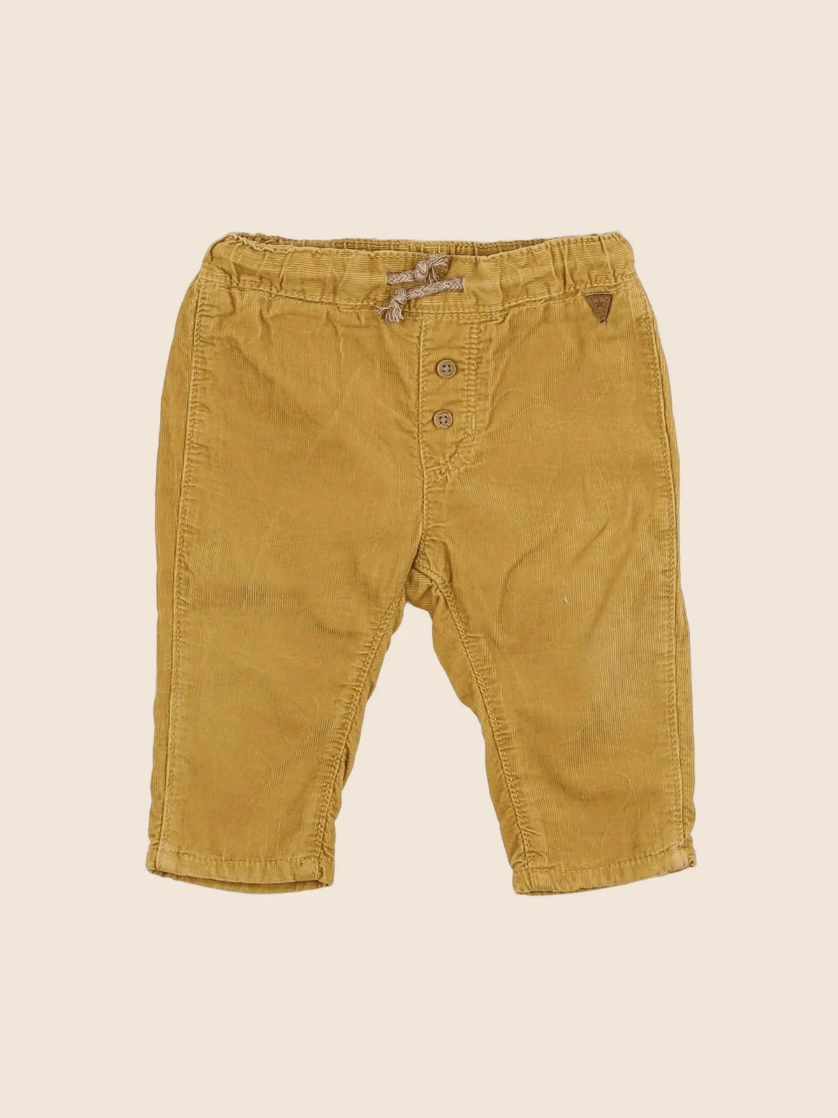 H&M - pantalon jaune - 6 mois