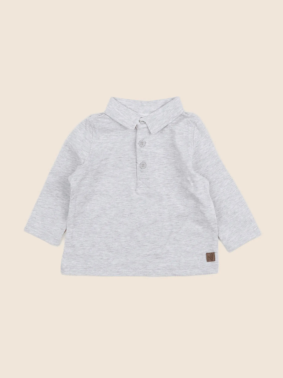Natalys - polo gris - 6 mois