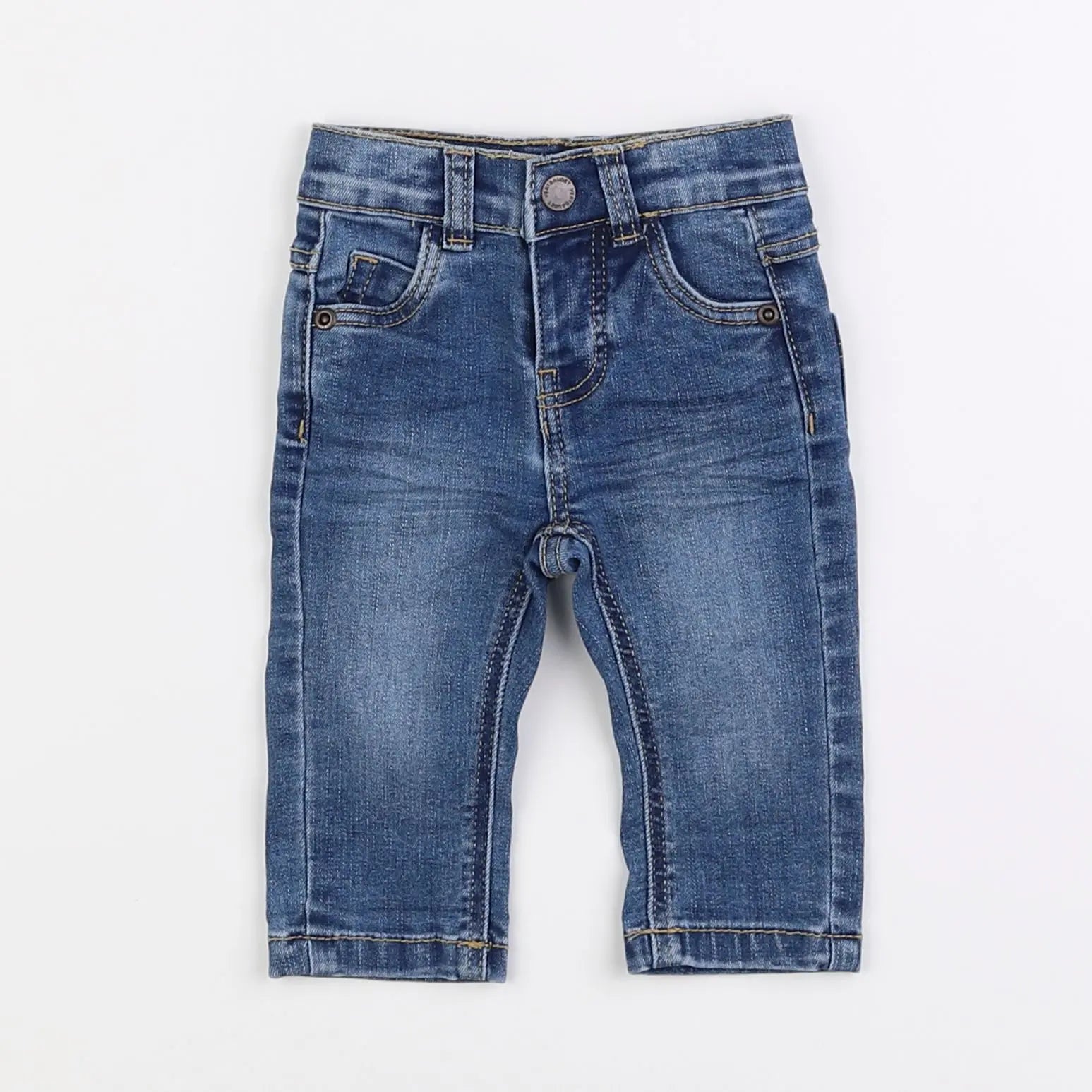 Vertbaudet - jean bleu - 3 mois