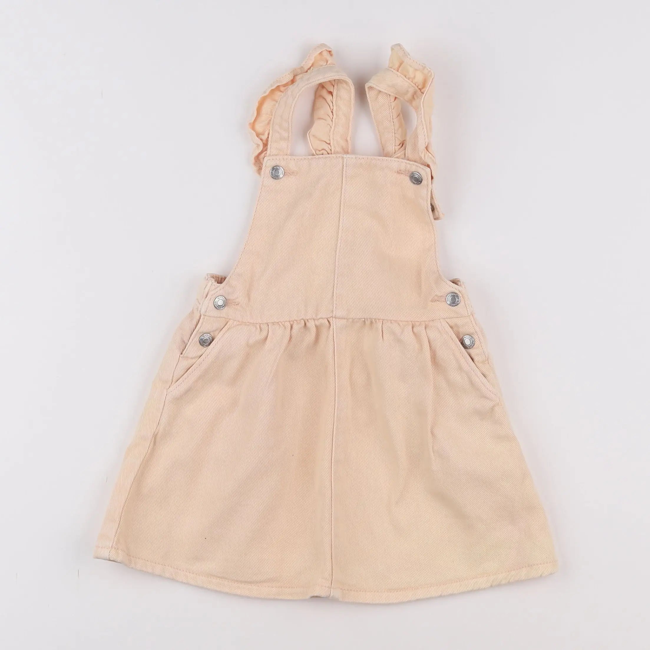 Vertbaudet - robe orange, rose - 2 ans