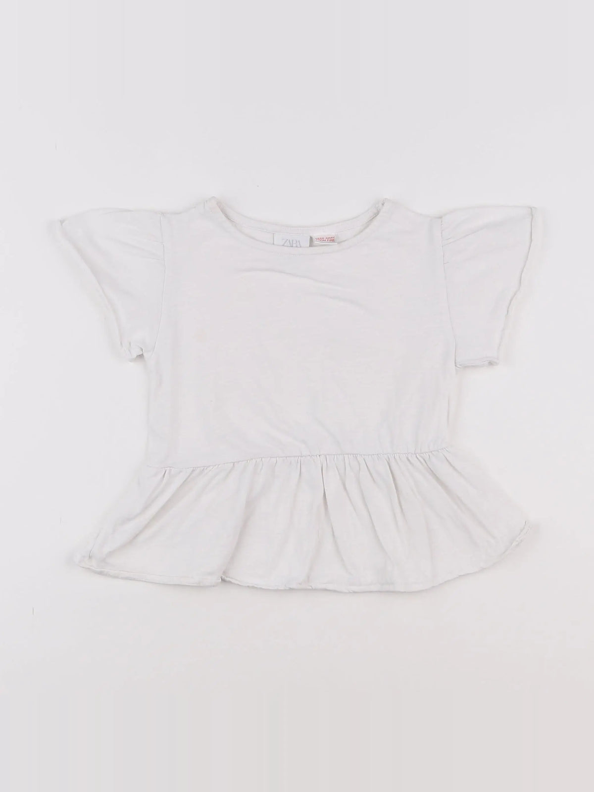 Zara - tee-shirt blanc - 18 mois à 2 ans