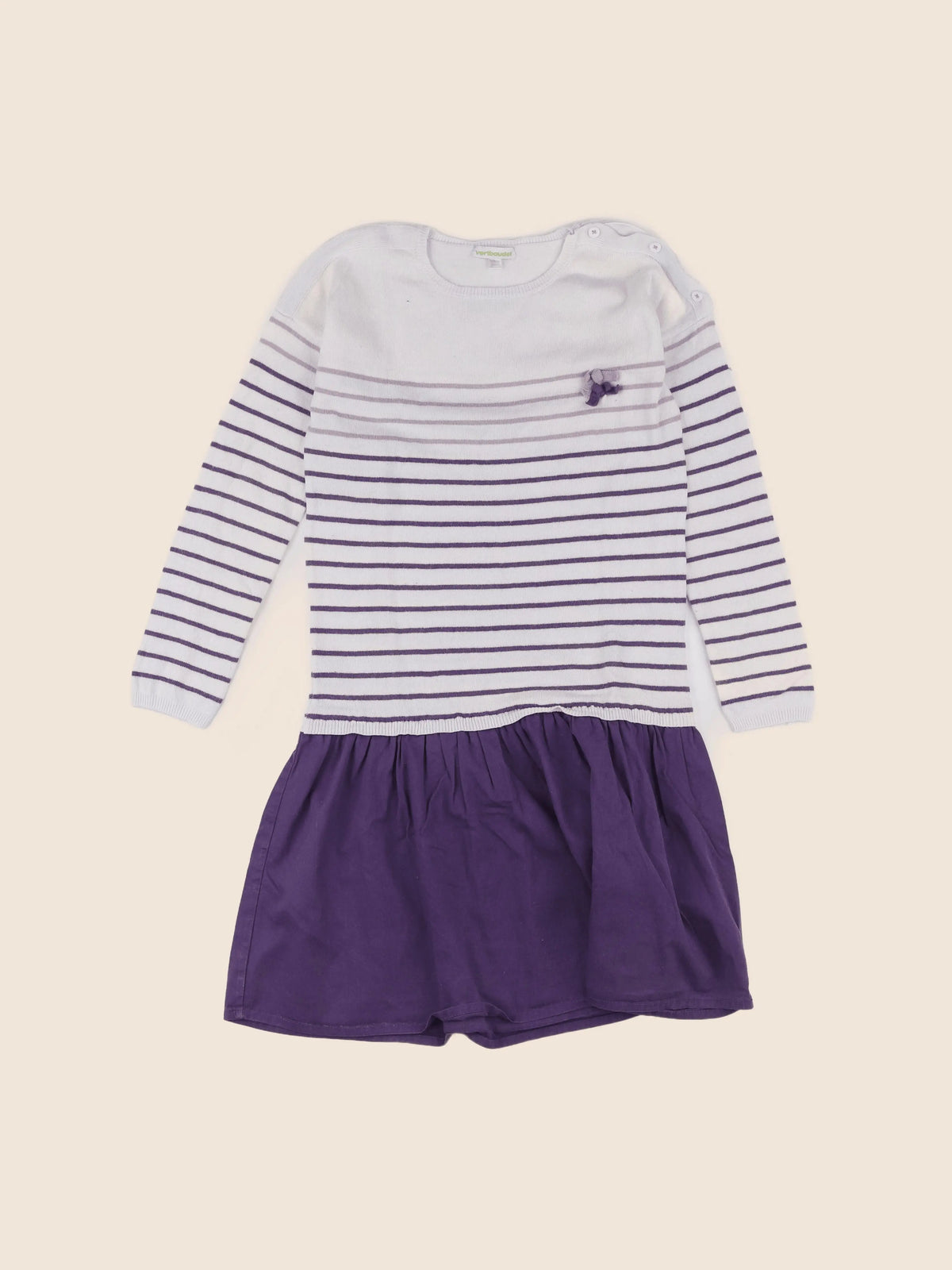 Vertbaudet - robe violet - 10 ans