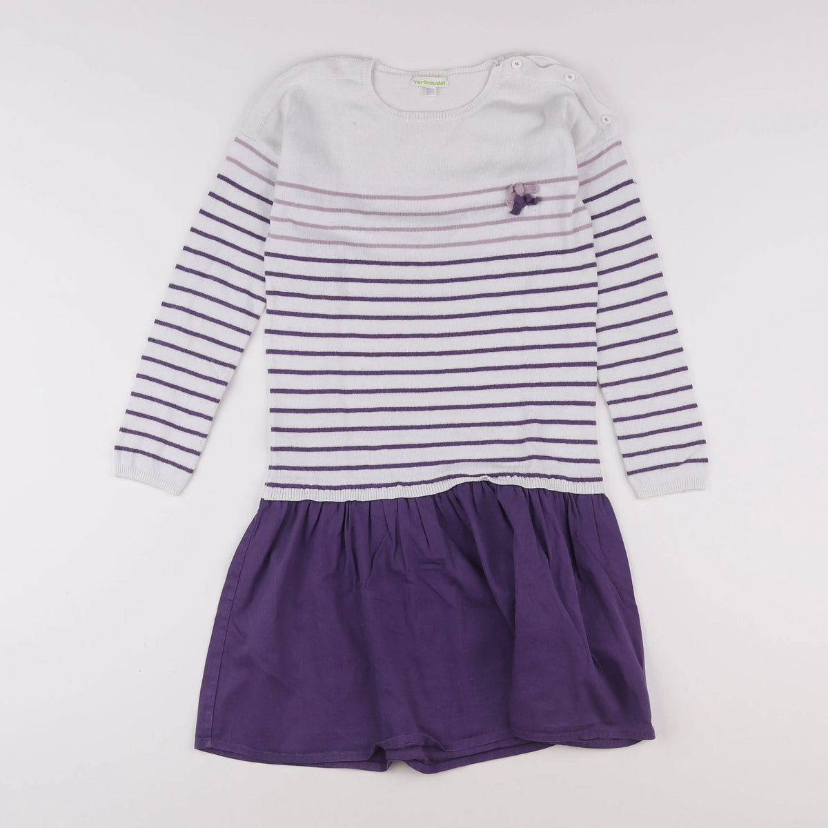 Vertbaudet - robe violet - 10 ans
