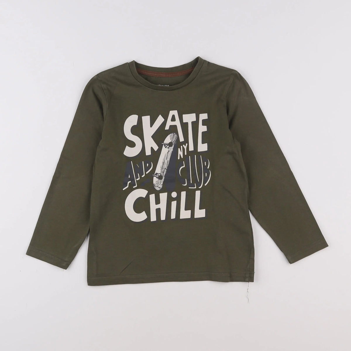 Vertbaudet - tee-shirt vert - 6 ans