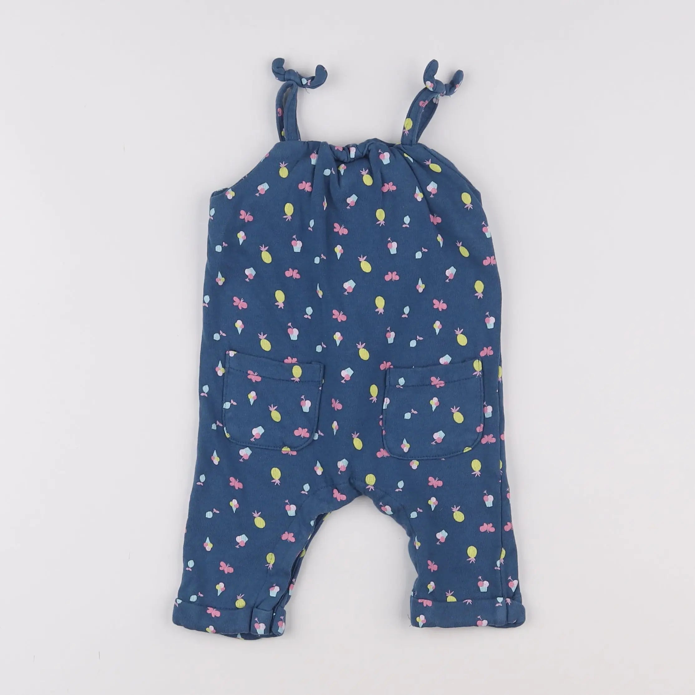 Vertbaudet - combinaison bleu - 3 mois