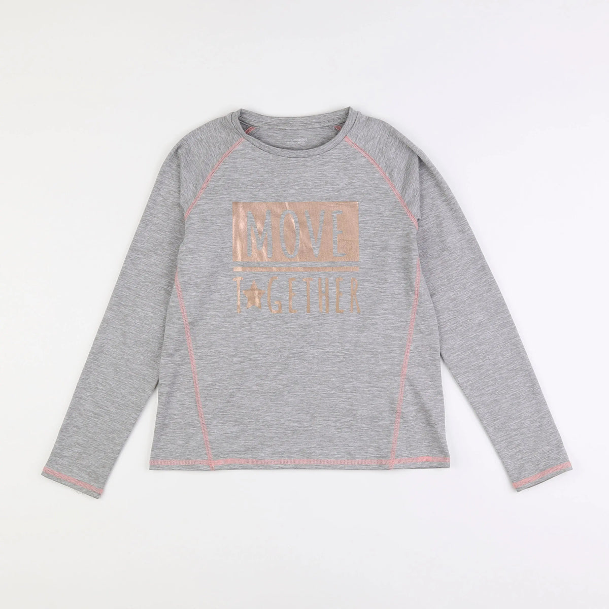 Vertbaudet - tee-shirt gris - 10 ans