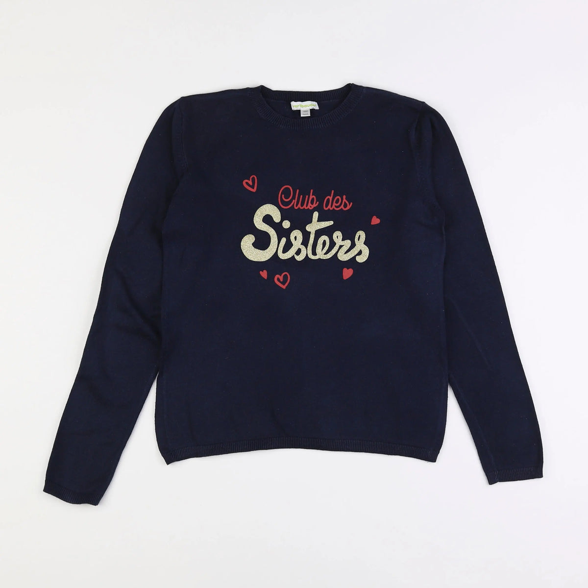 Vertbaudet - pull bleu - 10 ans