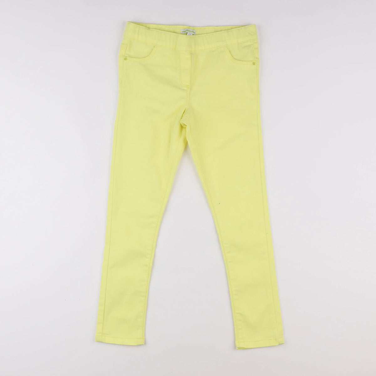 Vertbaudet - jegging jaune fluo - 9 ans