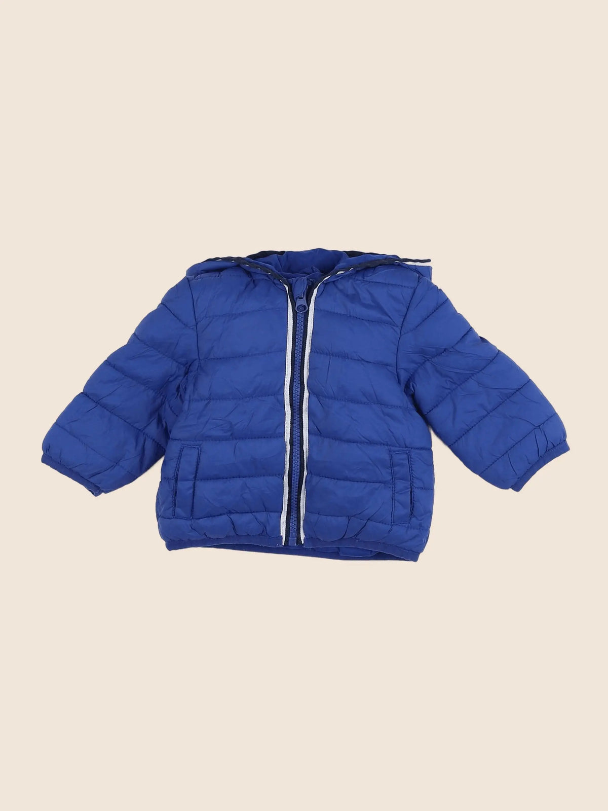 Vertbaudet - doudoune bleu - 6 mois