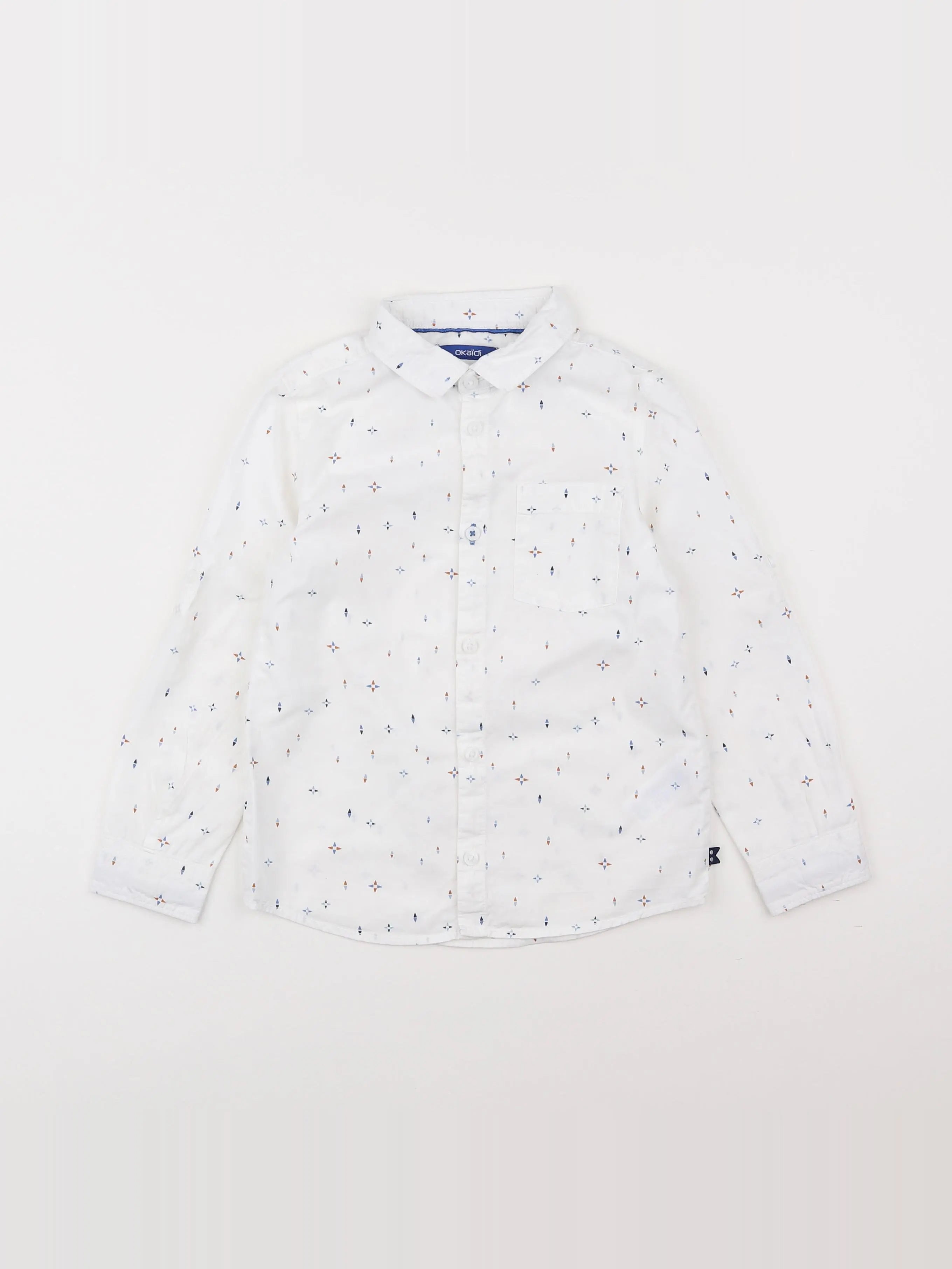 Okaidi - chemise blanc - 5 ans