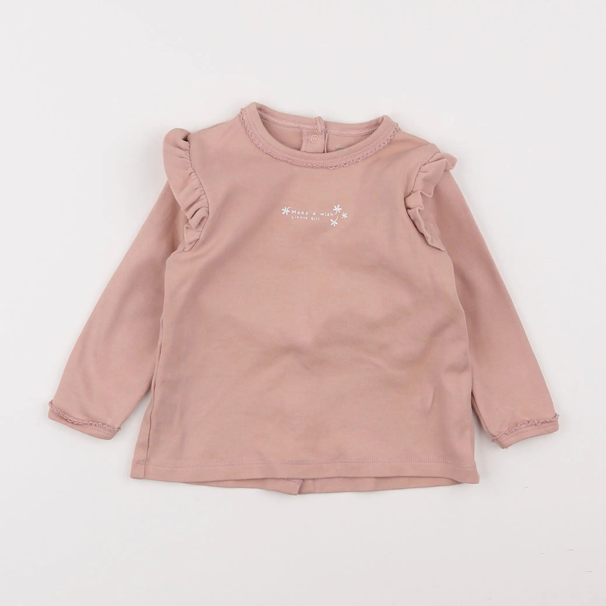 Vertbaudet - tee-shirt rose - 18 mois
