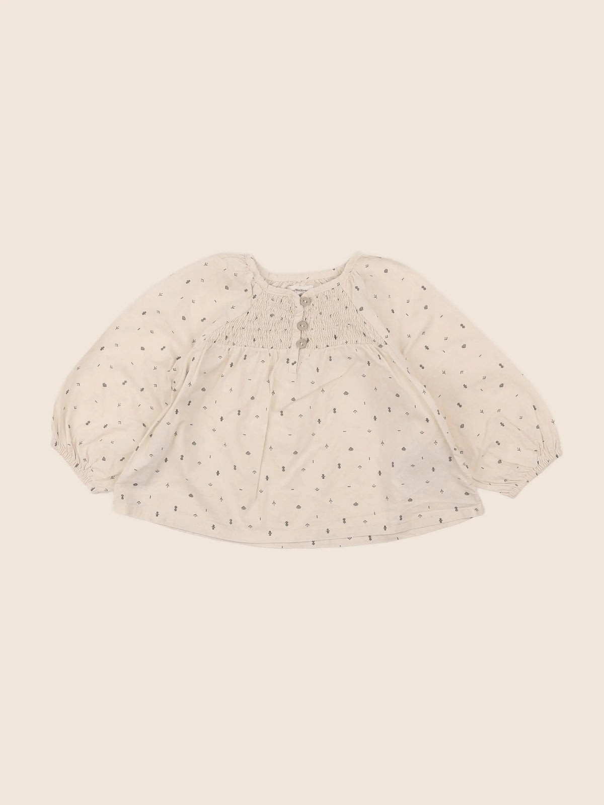 Vertbaudet - blouse beige - 18 mois