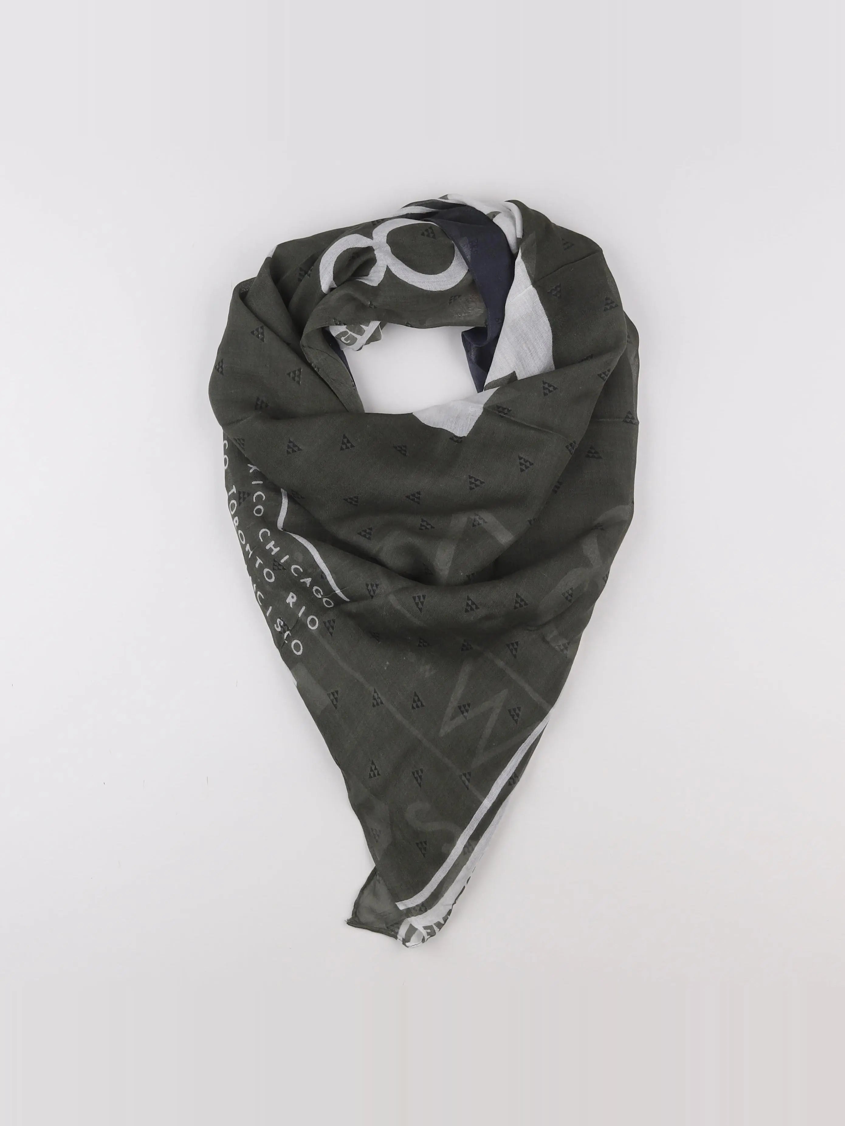 IKKS - foulard vert - 12/16 ans