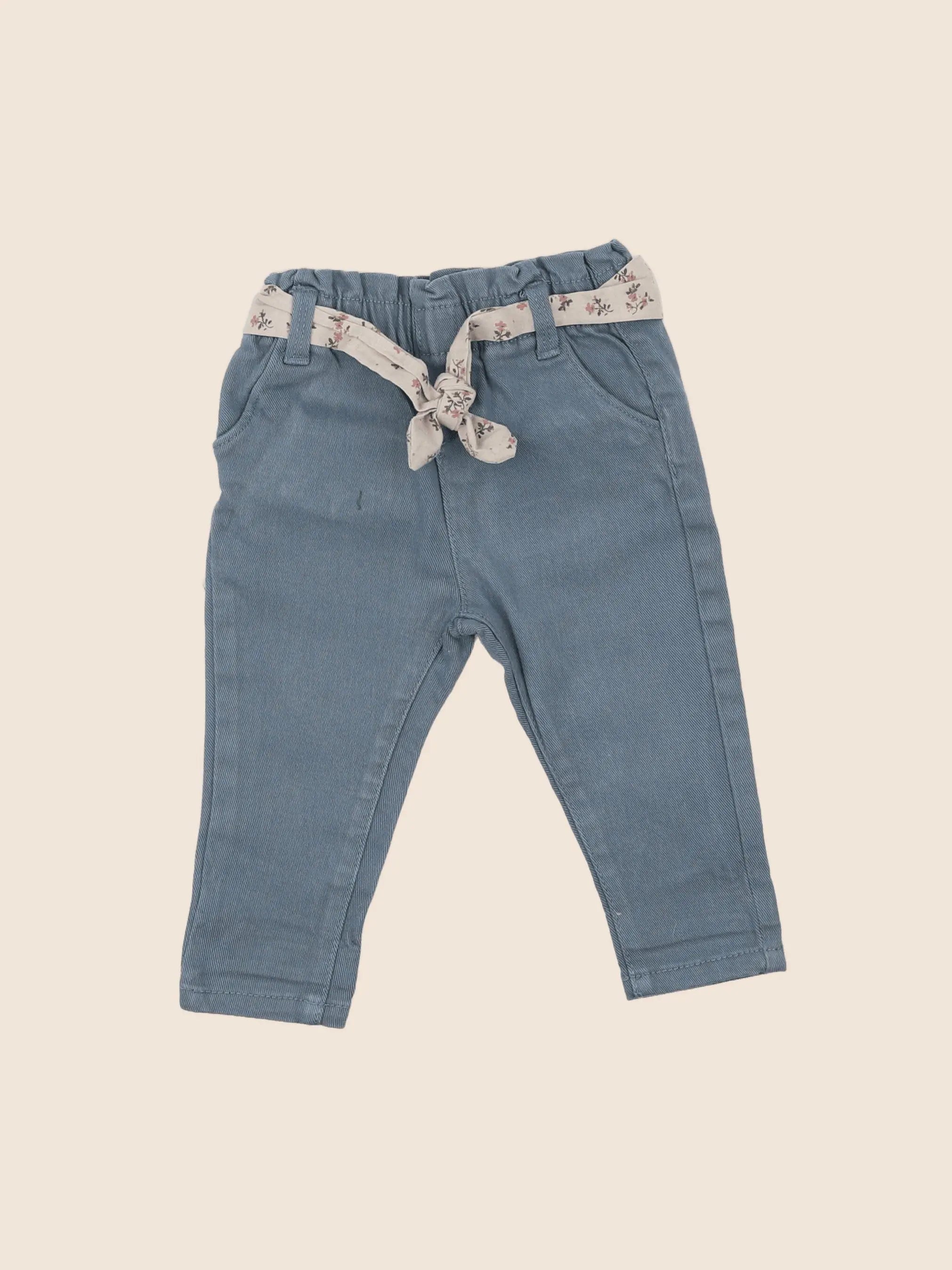 Vertbaudet - jean bleu - 9 mois