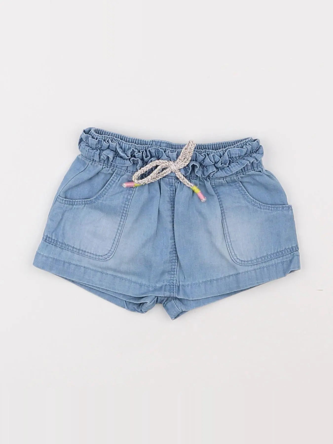 Vertbaudet - short bleu - 3 mois