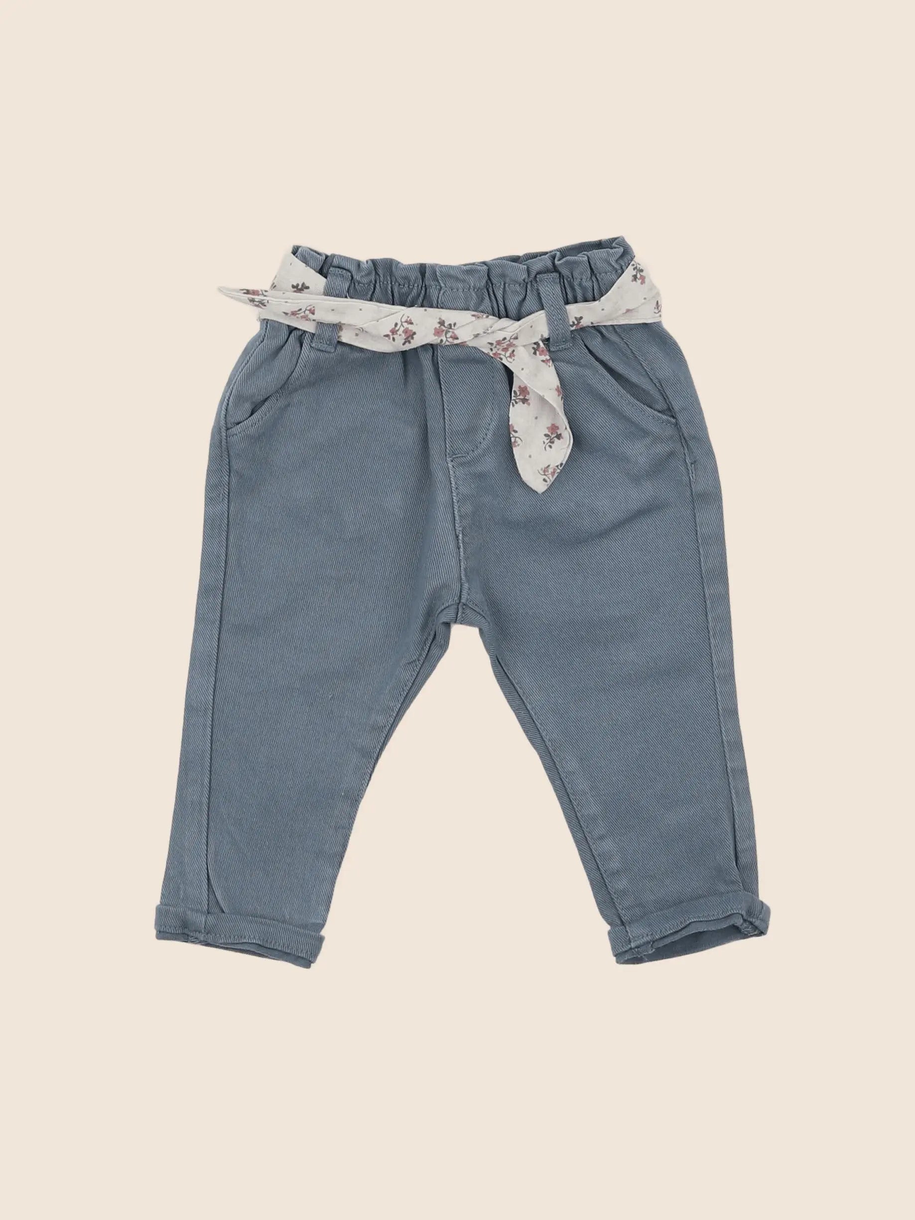 Vertbaudet - jean bleu - 6 mois