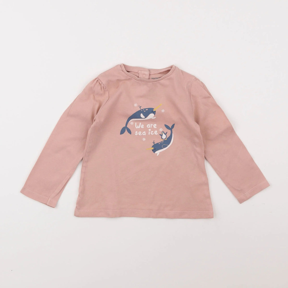 Vertbaudet - tee-shirt rose - 2 ans