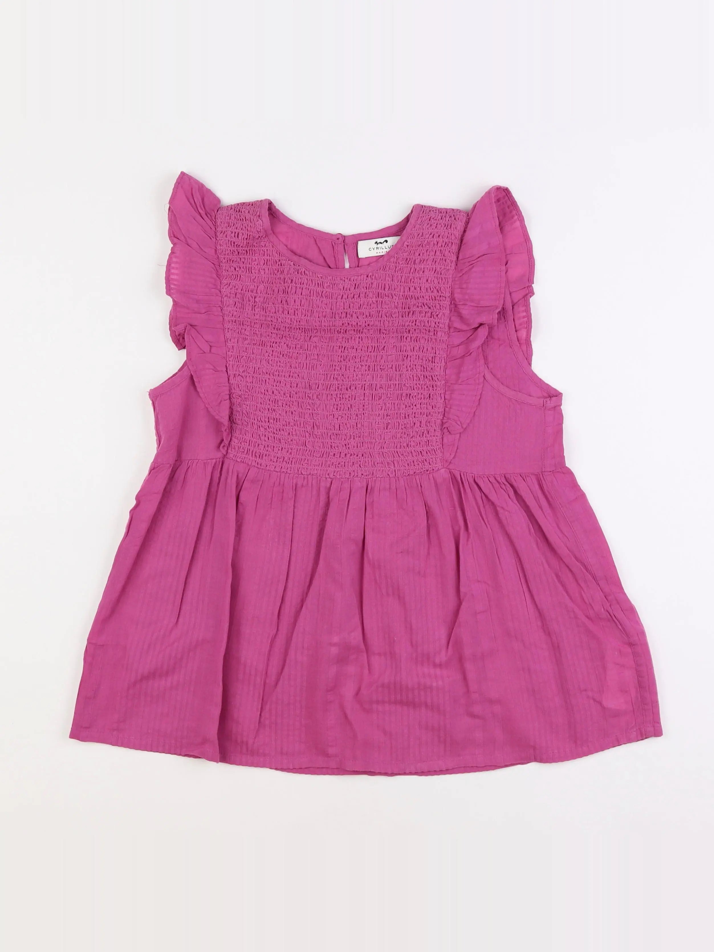 Cyrillus - blouse rose - 12 ans