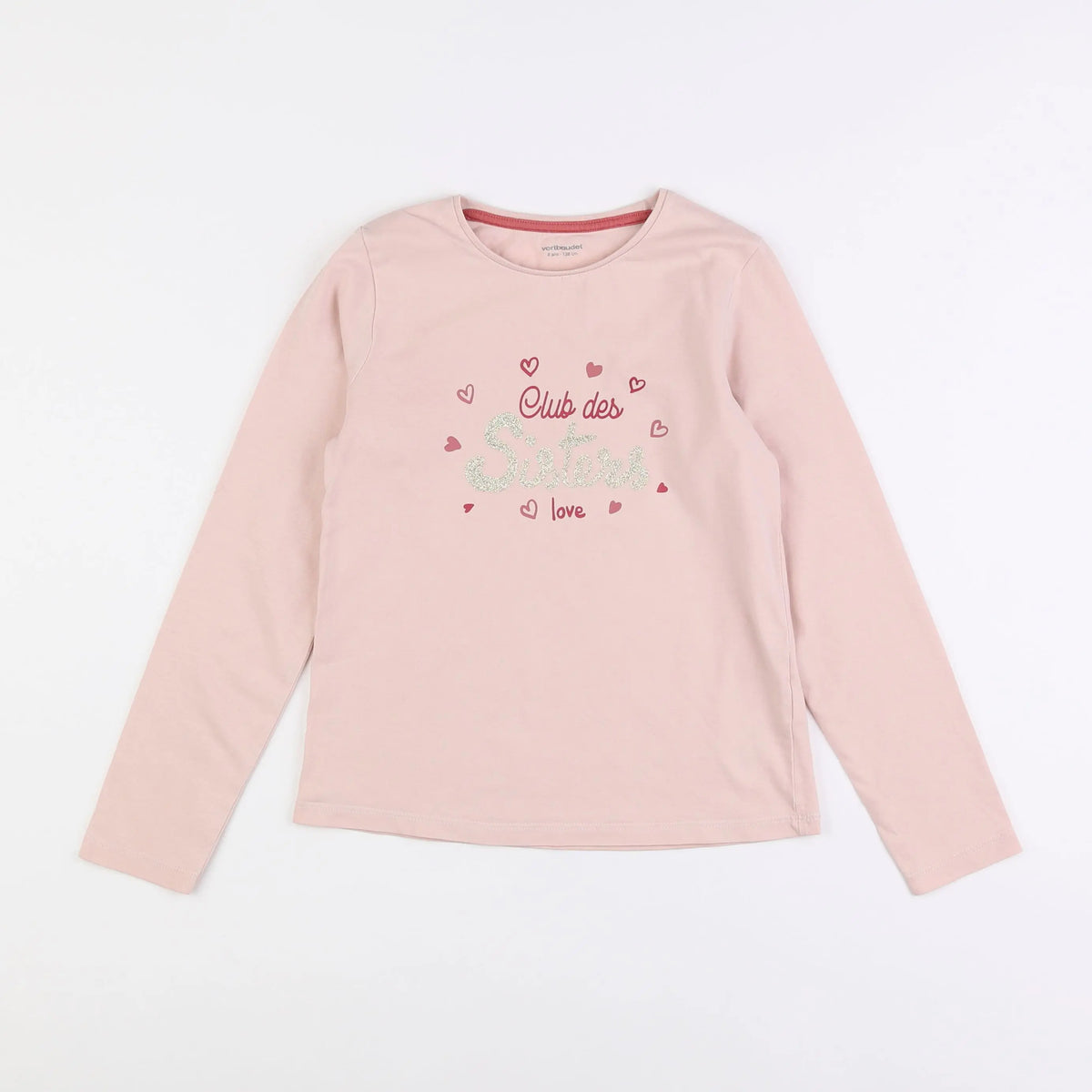 Vertbaudet - tee-shirt rose - 8 ans