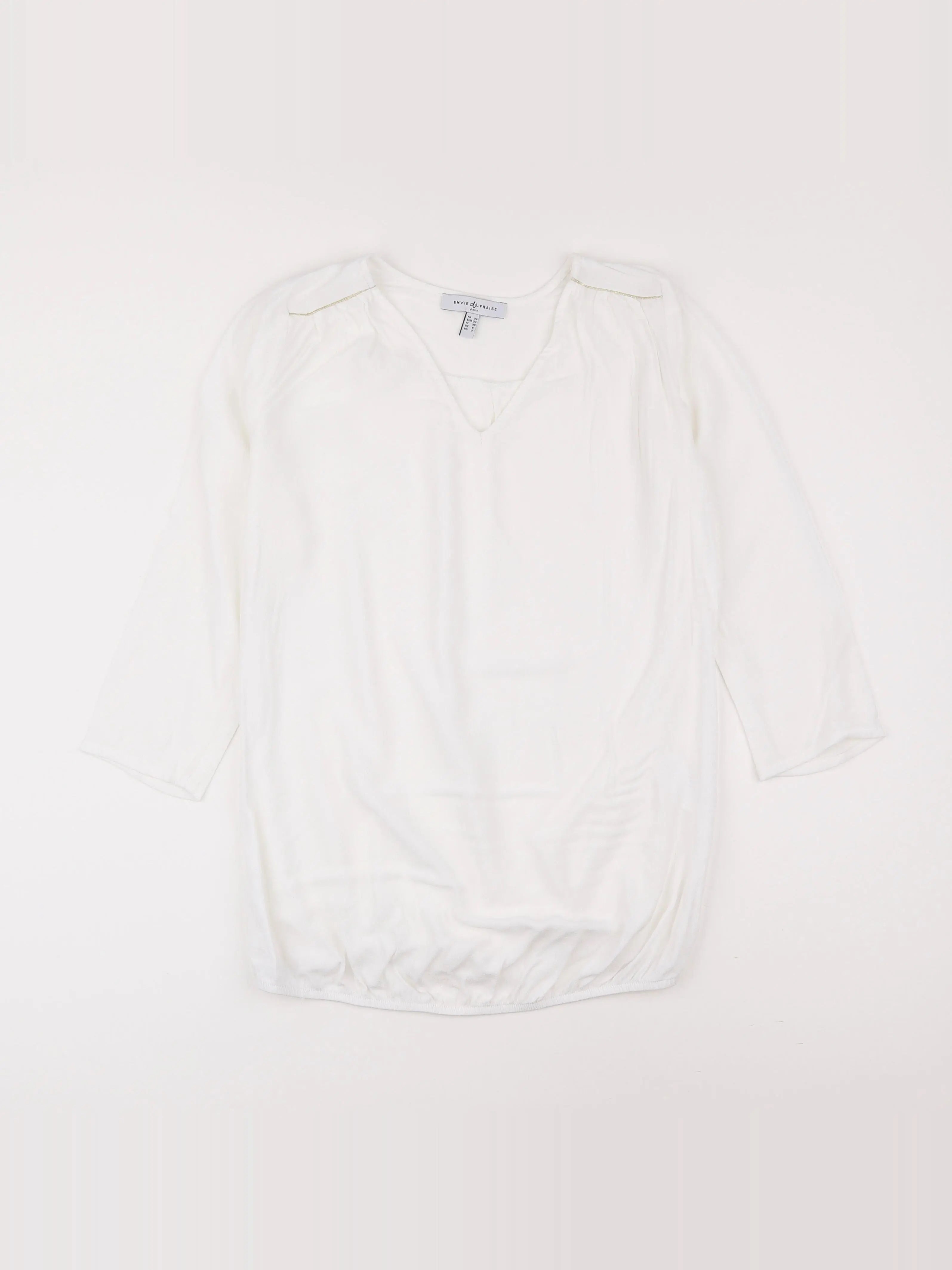 Envie de fraise - blouse grossesse blanc - 34