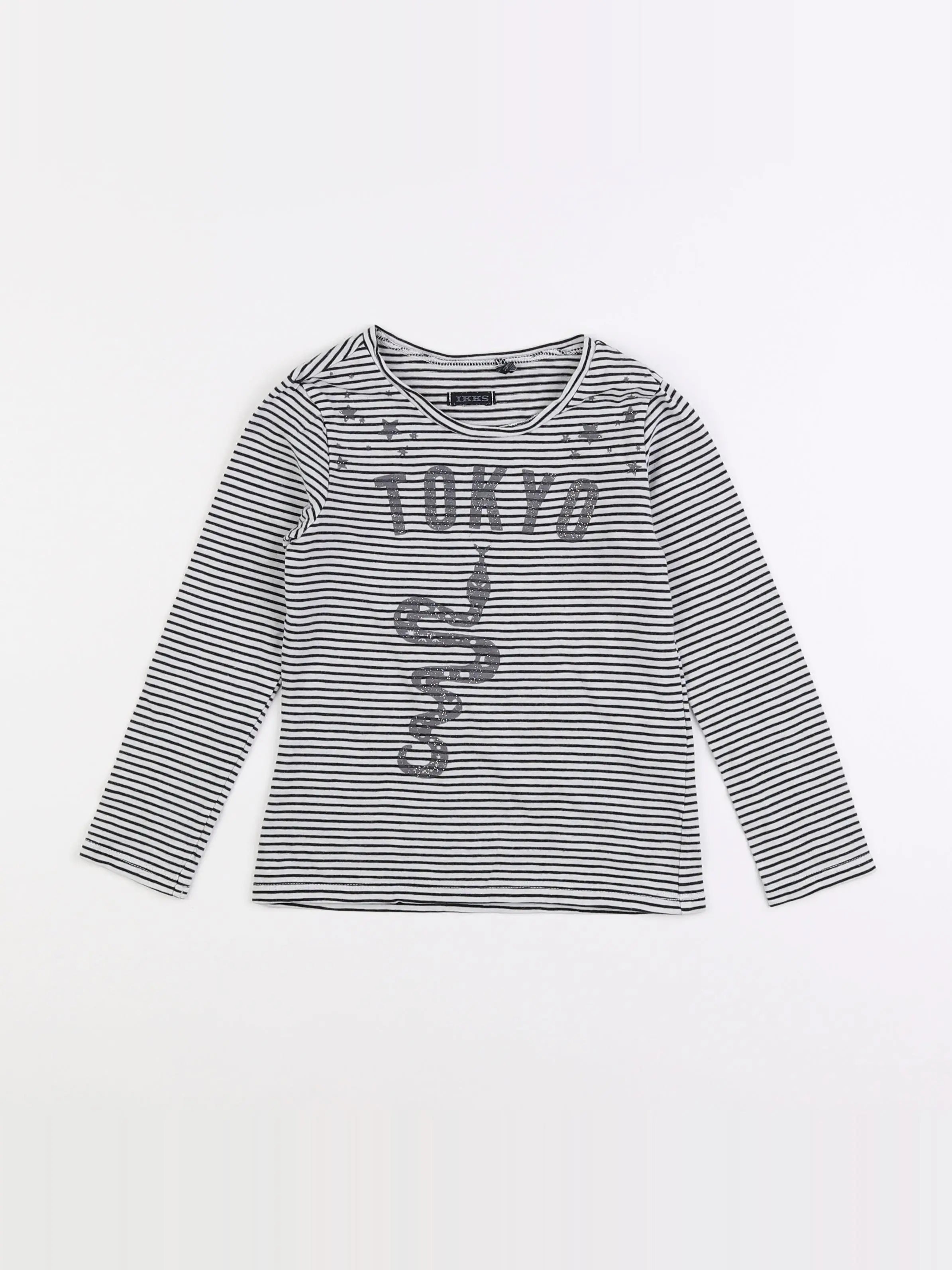 IKKS - tee-shirt gris - 5 ans