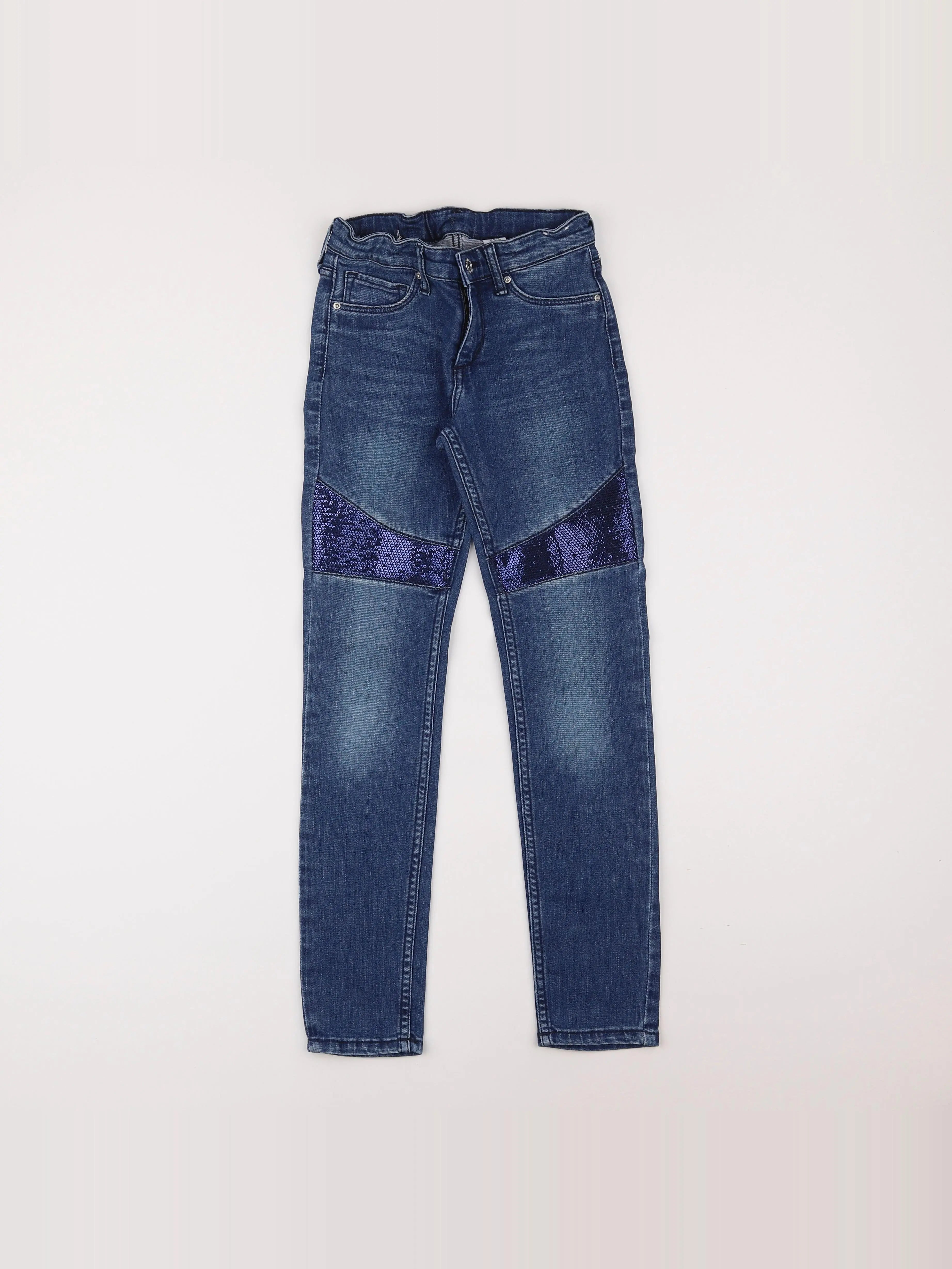 H&M - jean bleu - 8/9 ans