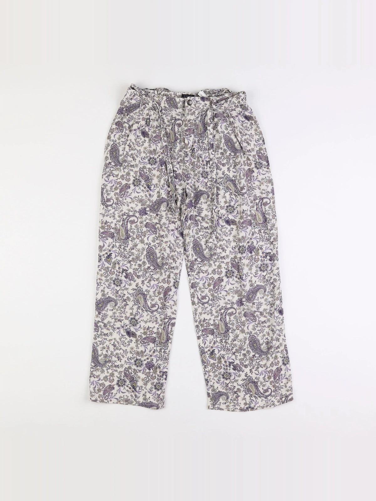 IKKS - sarouel violet, blanc - 12 ans