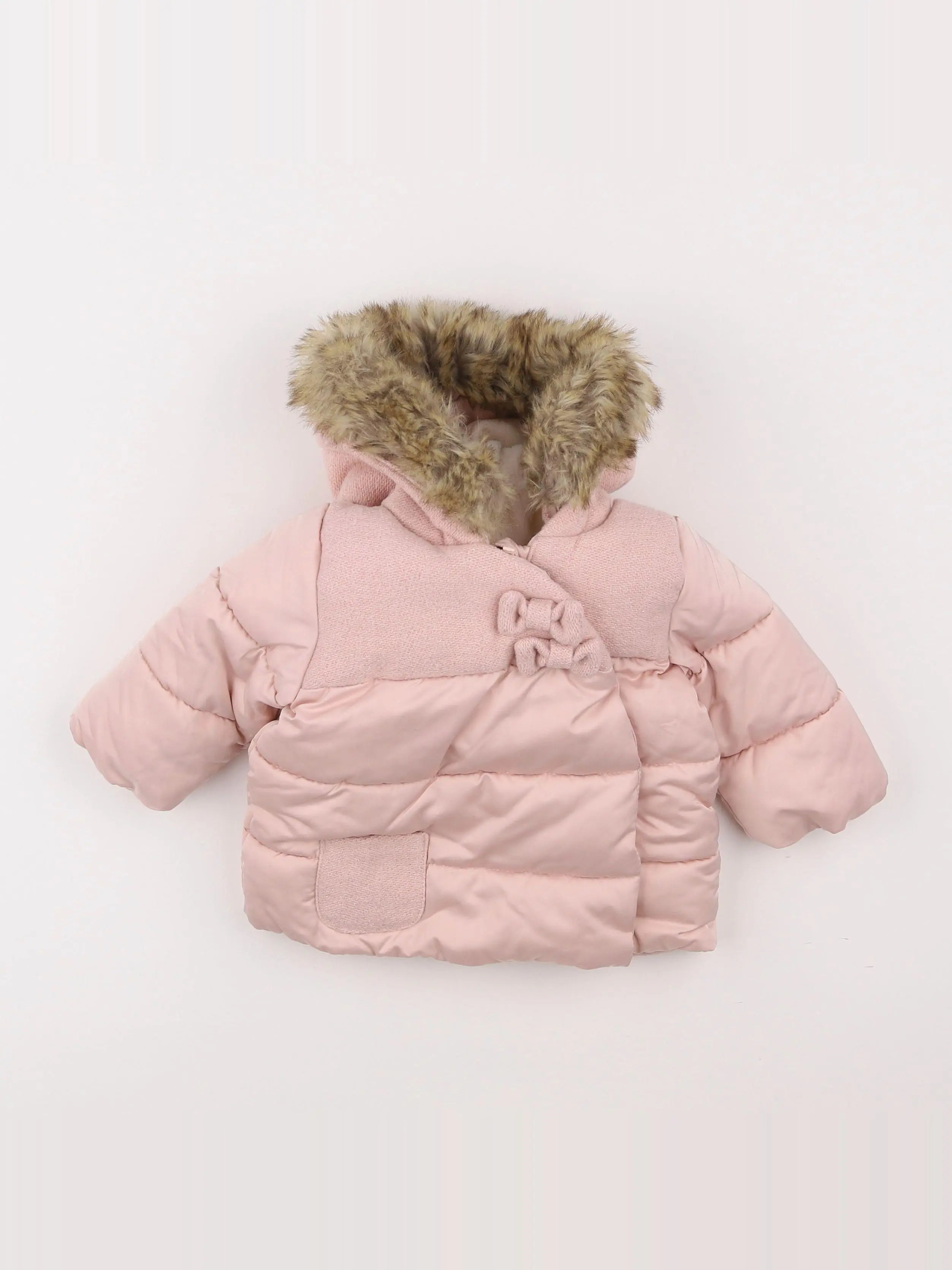 Tape à l'oeil - manteau rose - 6 mois