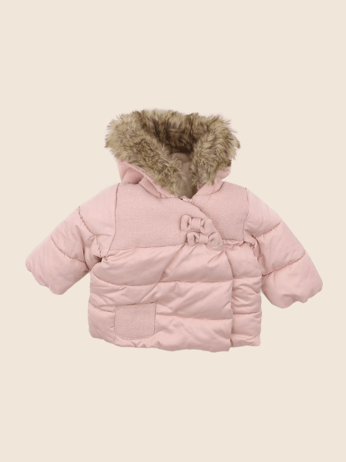 Tape à l'oeil - manteau rose - 6 mois