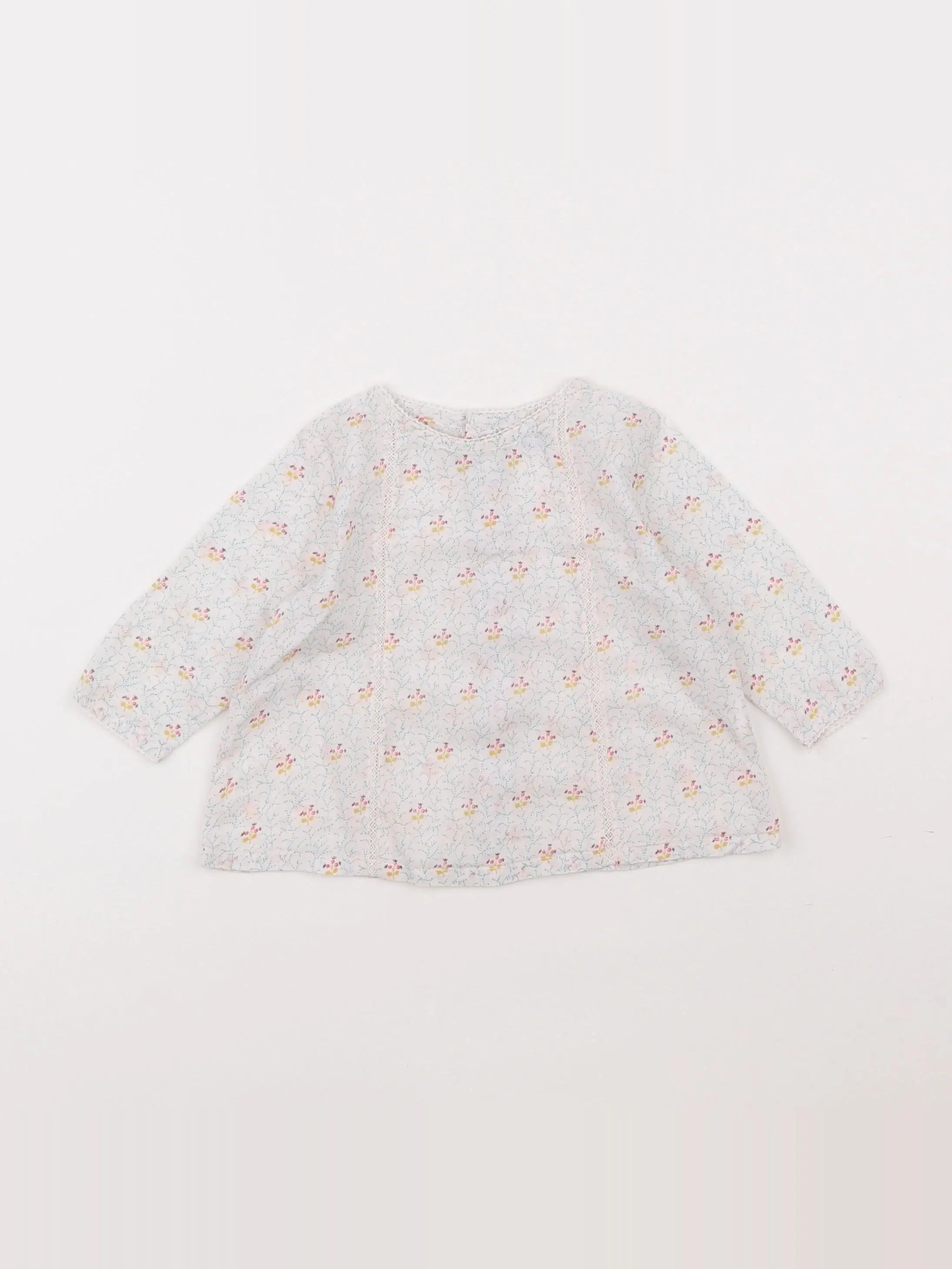 Boutchou - blouse blanc - 6 mois