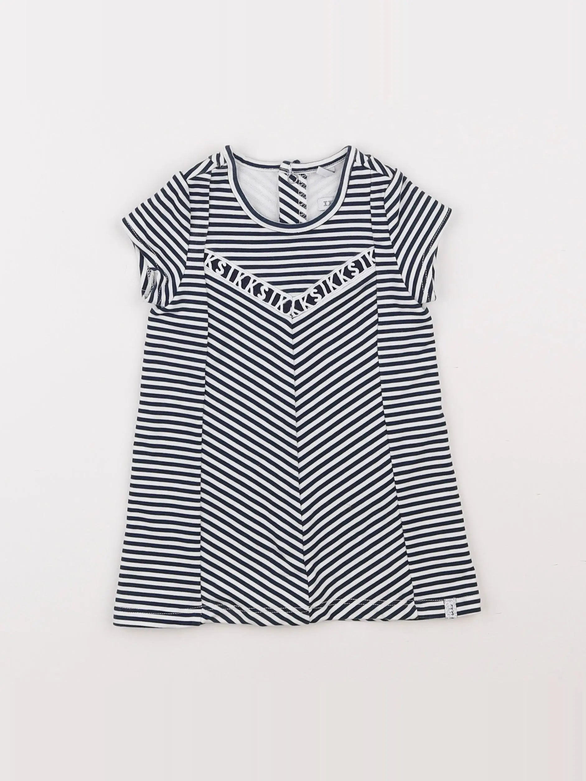 IKKS - robe bleu - 6 mois
