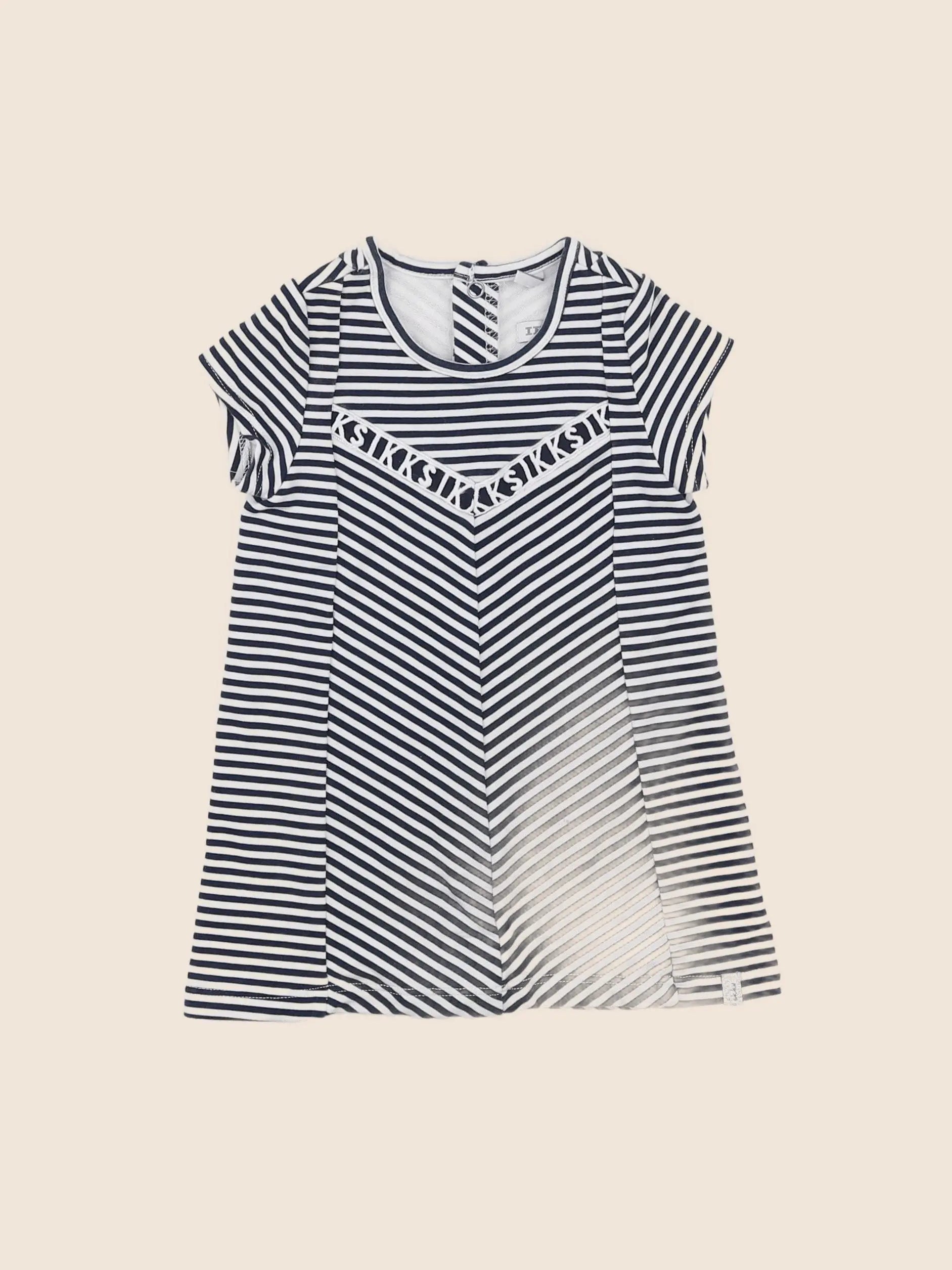 IKKS - robe bleu - 6 mois
