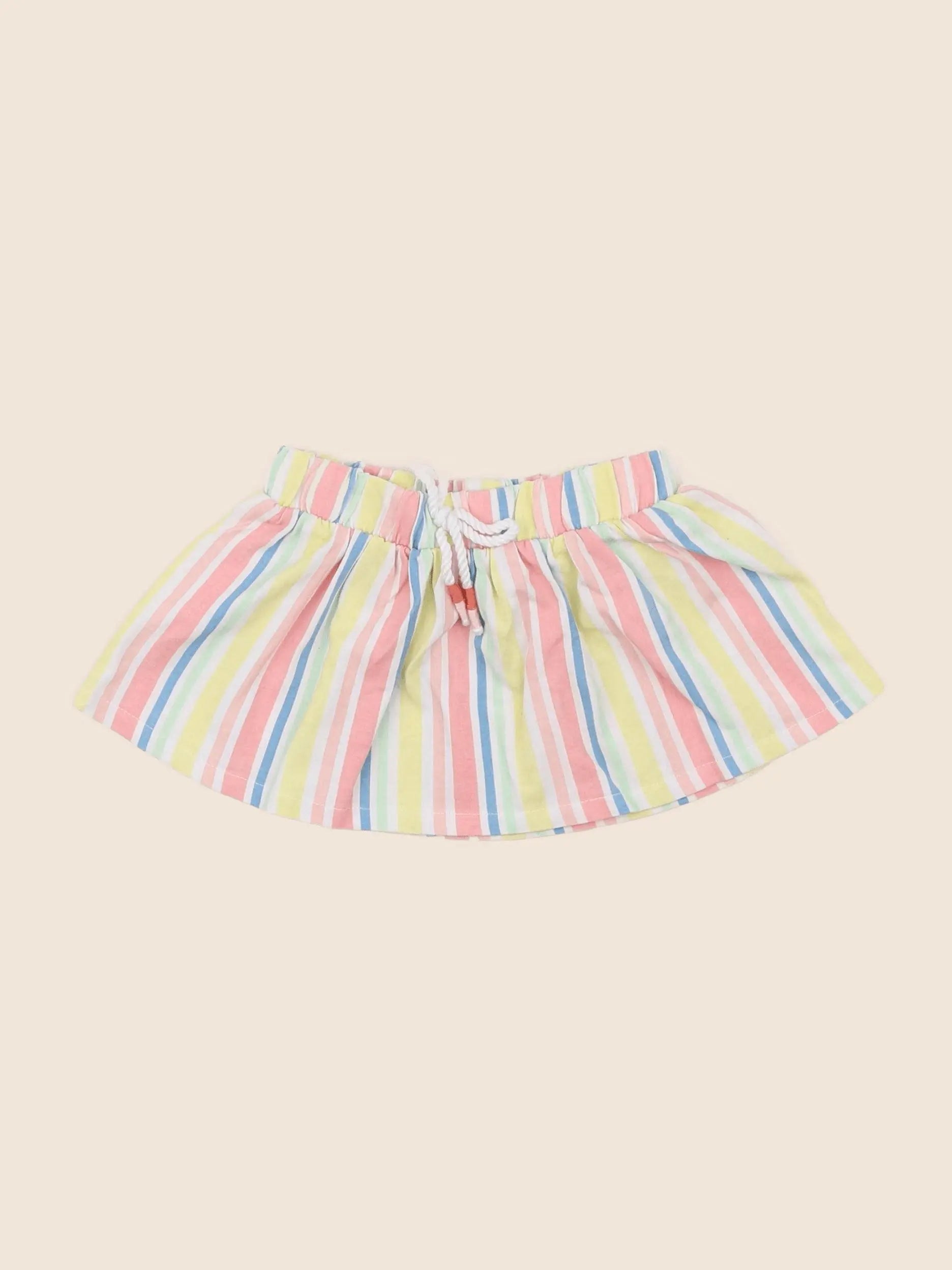 Vertbaudet - jupe multicolore - 6 mois