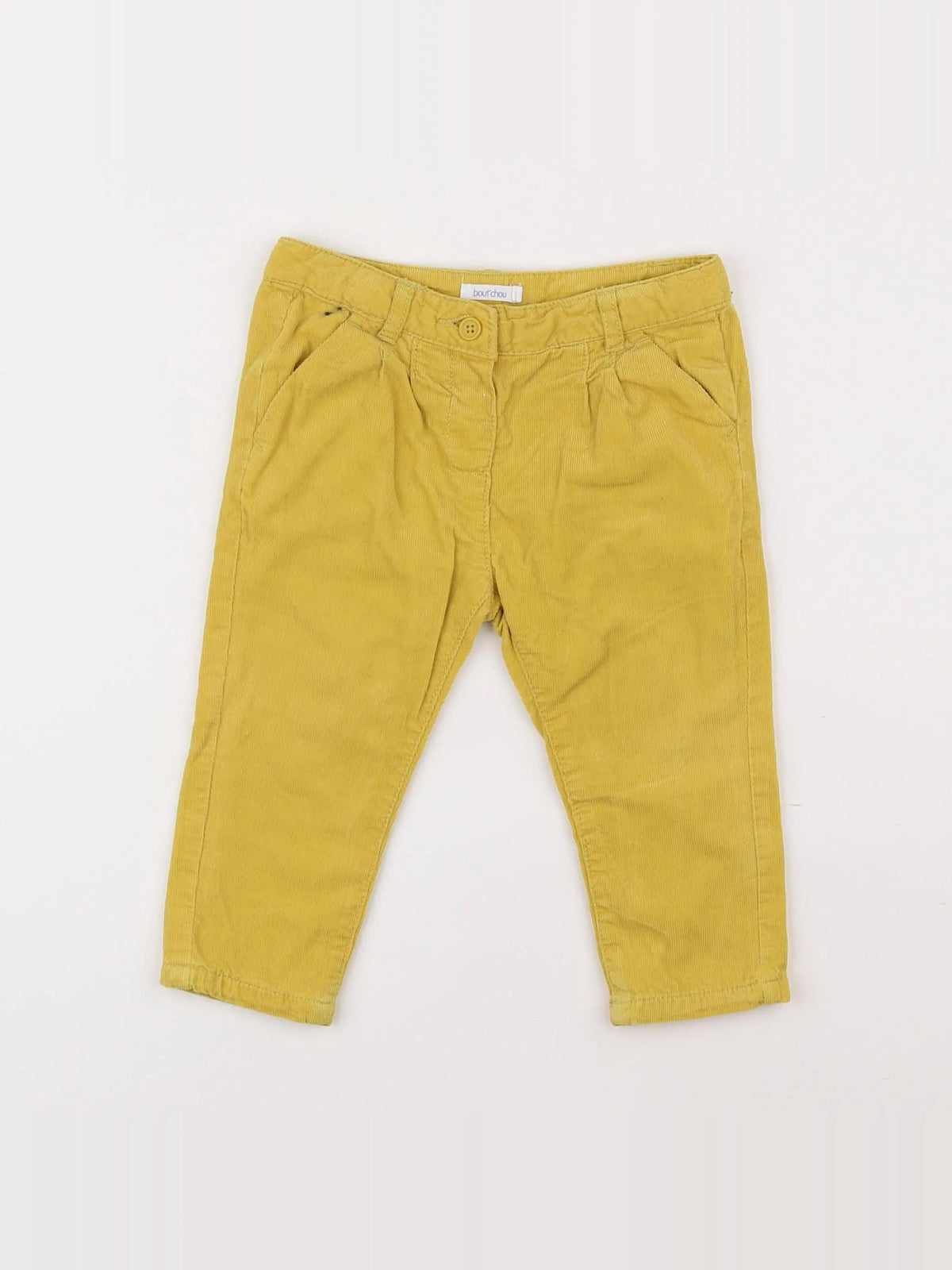 Boutchou - pantalon jaune - 12 mois