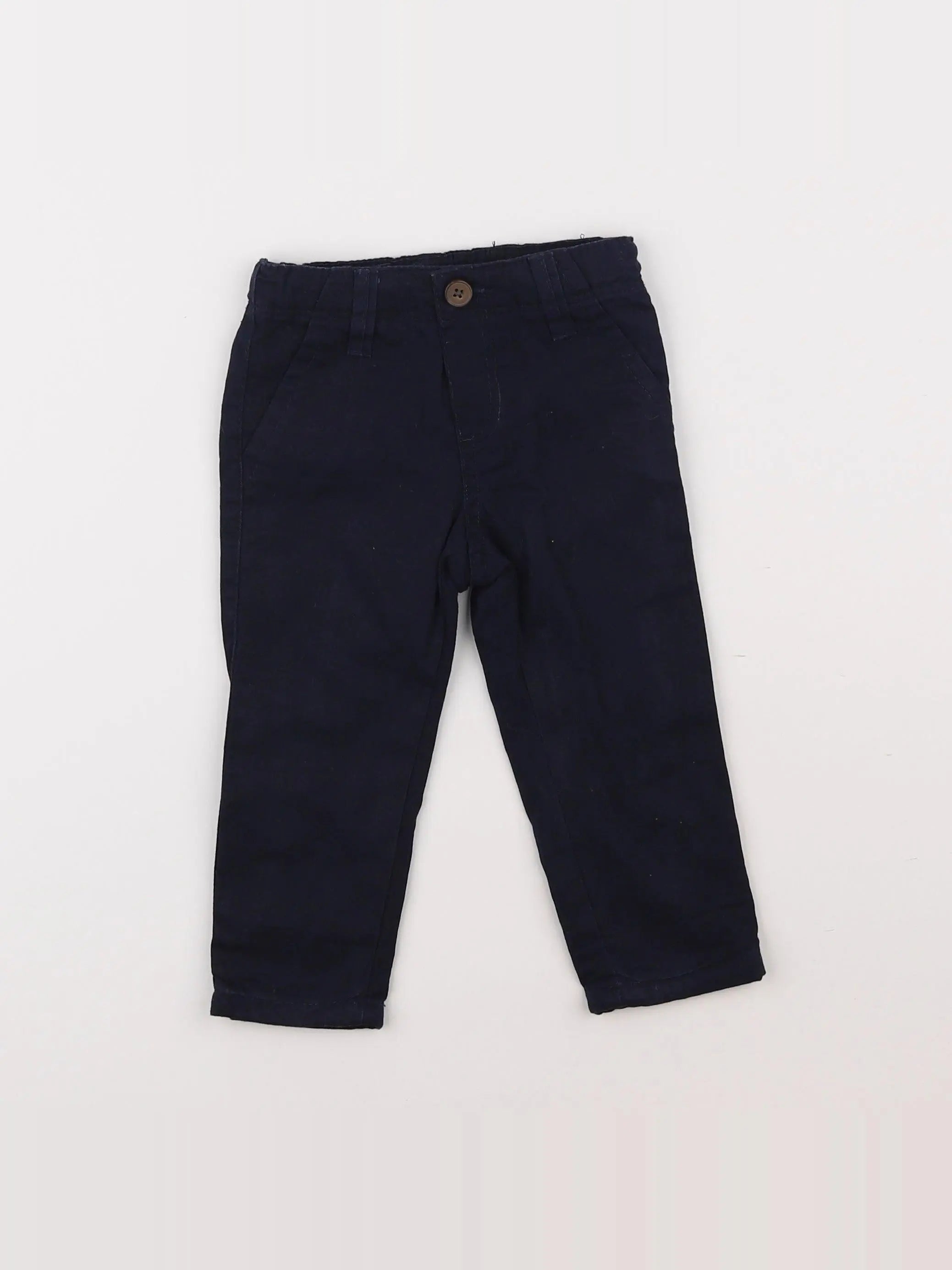 Boutchou - pantalon bleu - 12 mois