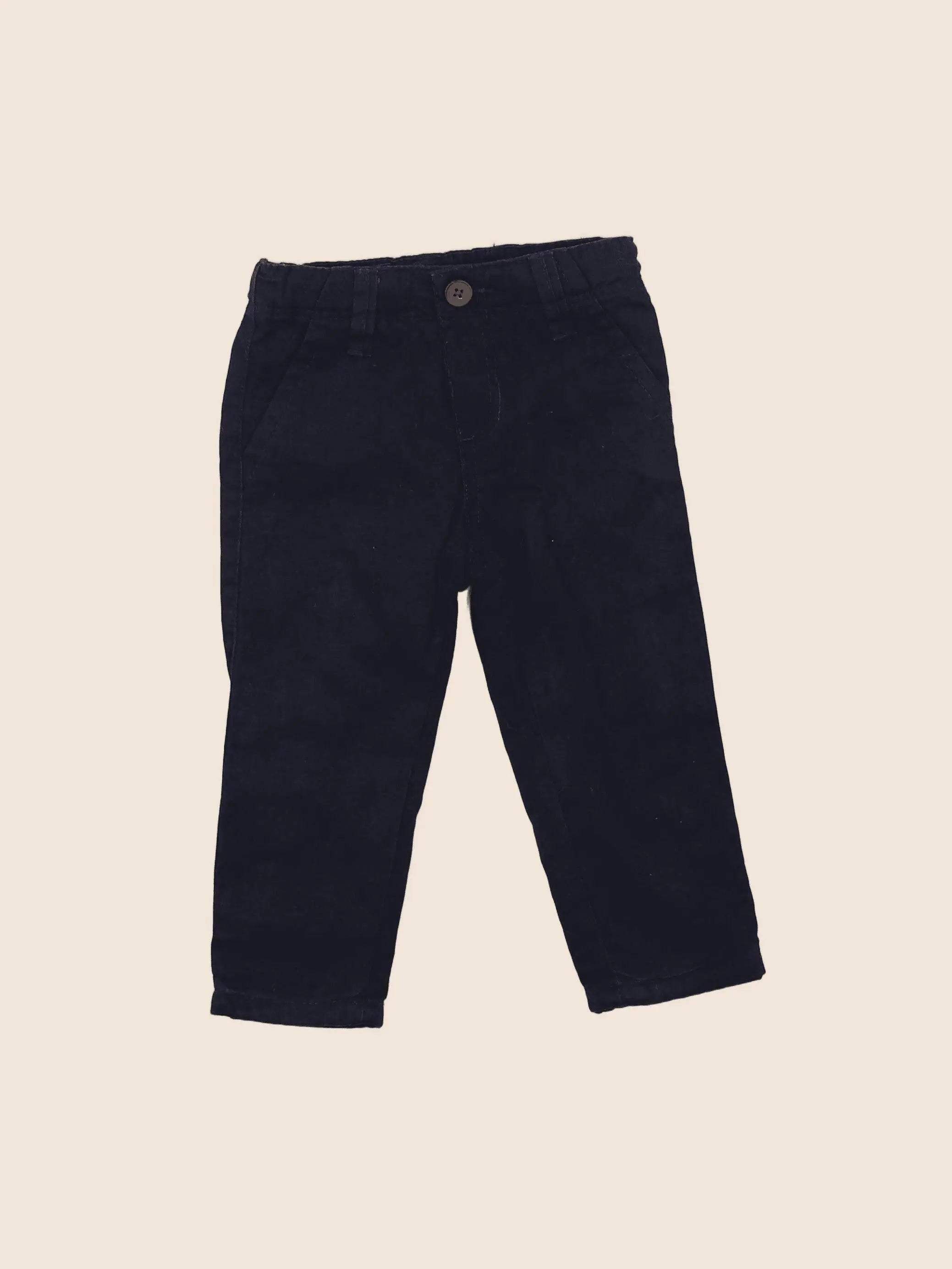Boutchou - pantalon bleu - 12 mois