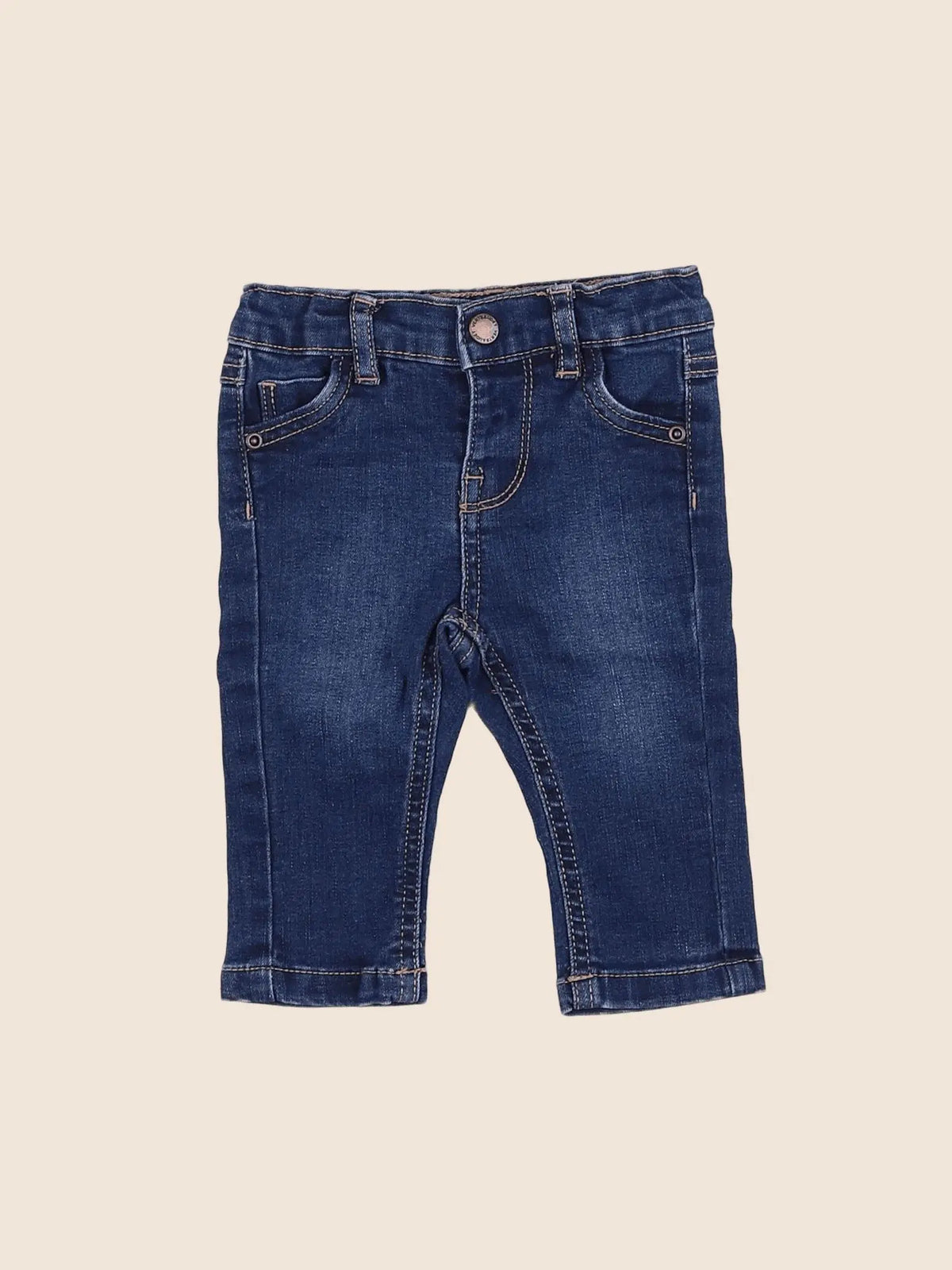 Vertbaudet - jean bleu - 3 mois