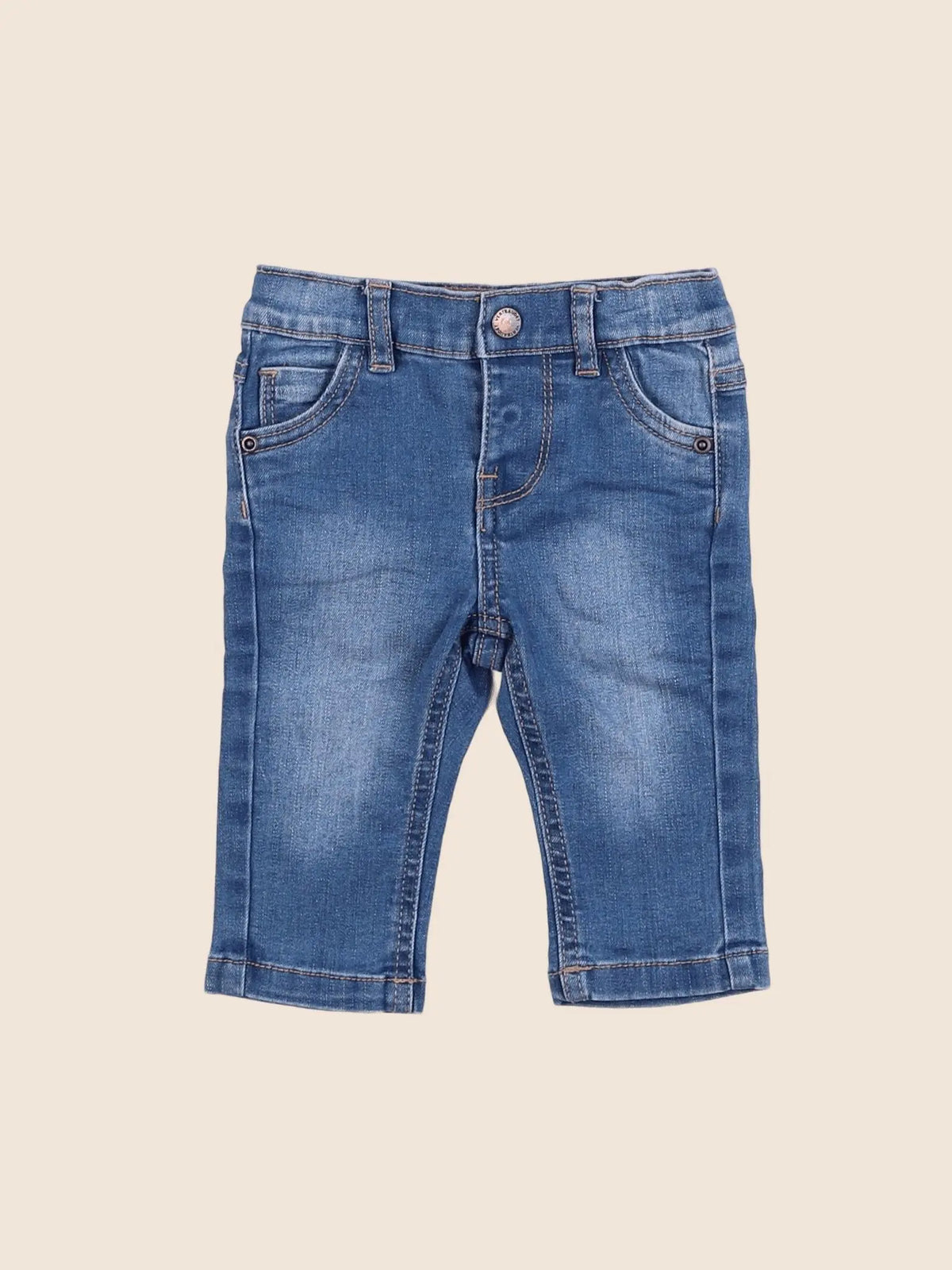 Vertbaudet - jean bleu - 3 mois