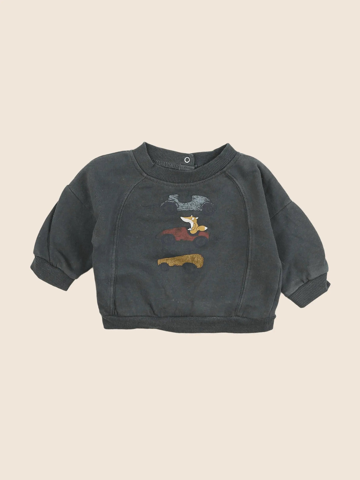 Vertbaudet - sweat vert - 6 mois