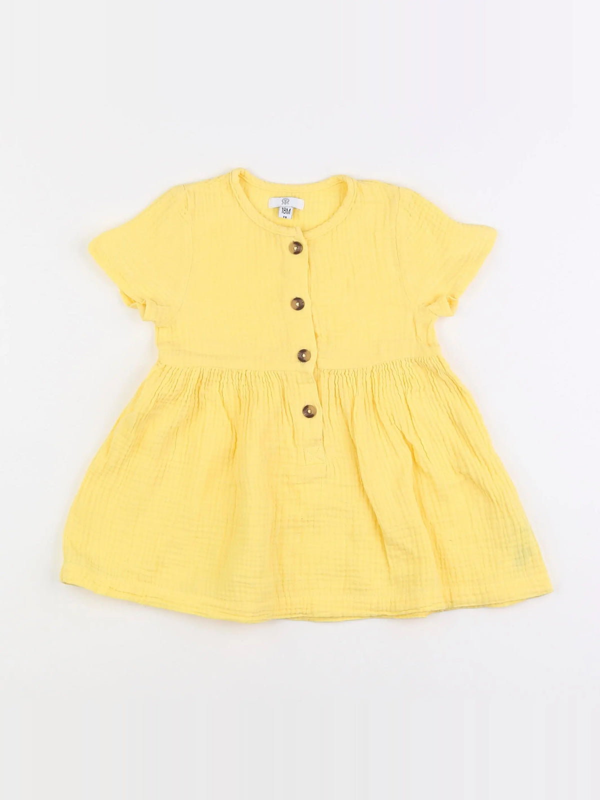 La Redoute - robe jaune - 18 mois